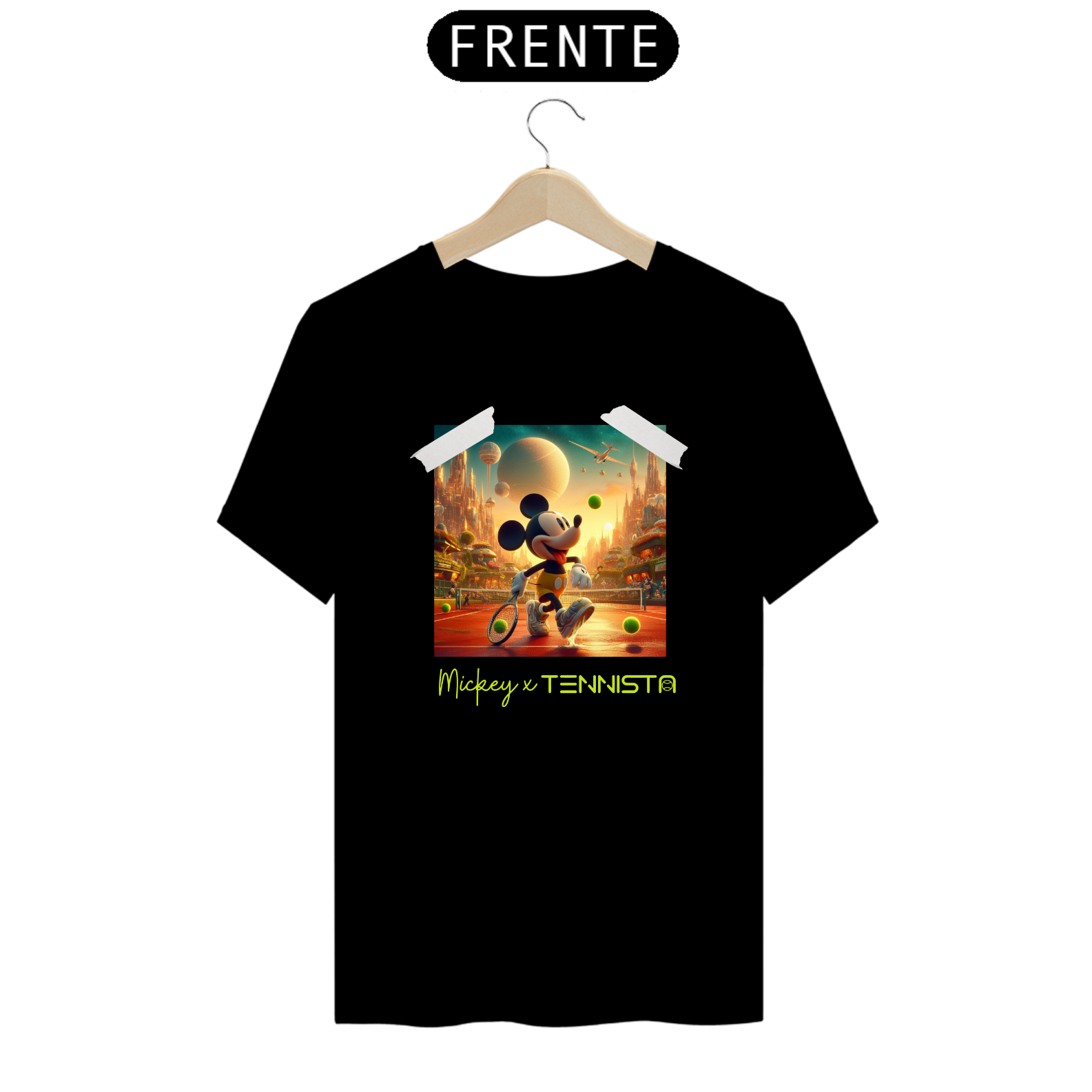 Nome do produto: CAMISETA PLANETA MICKEY X TENNISTA