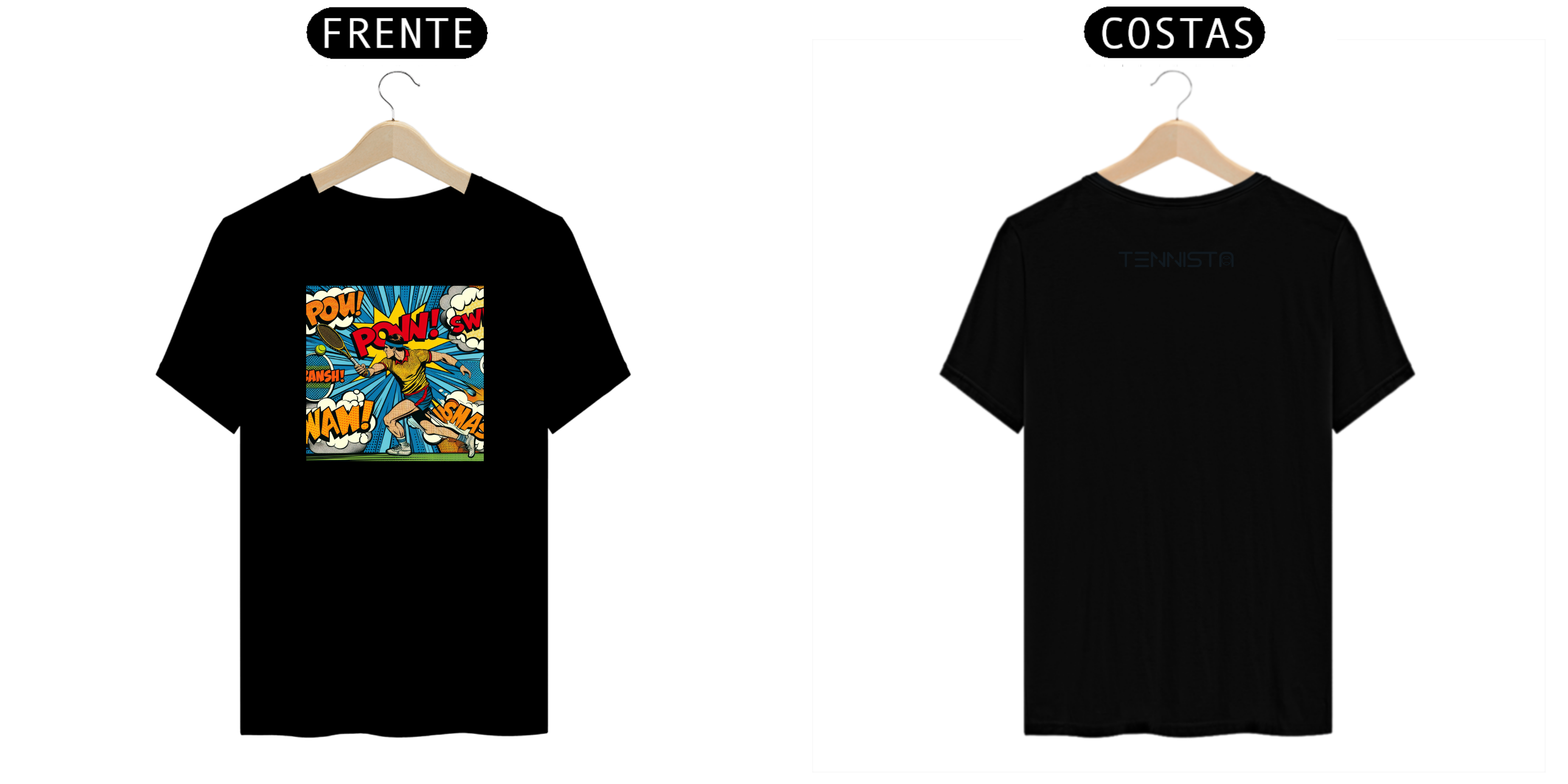 Nome do produto: CAMISETA TENNISTA POP ART SMASH