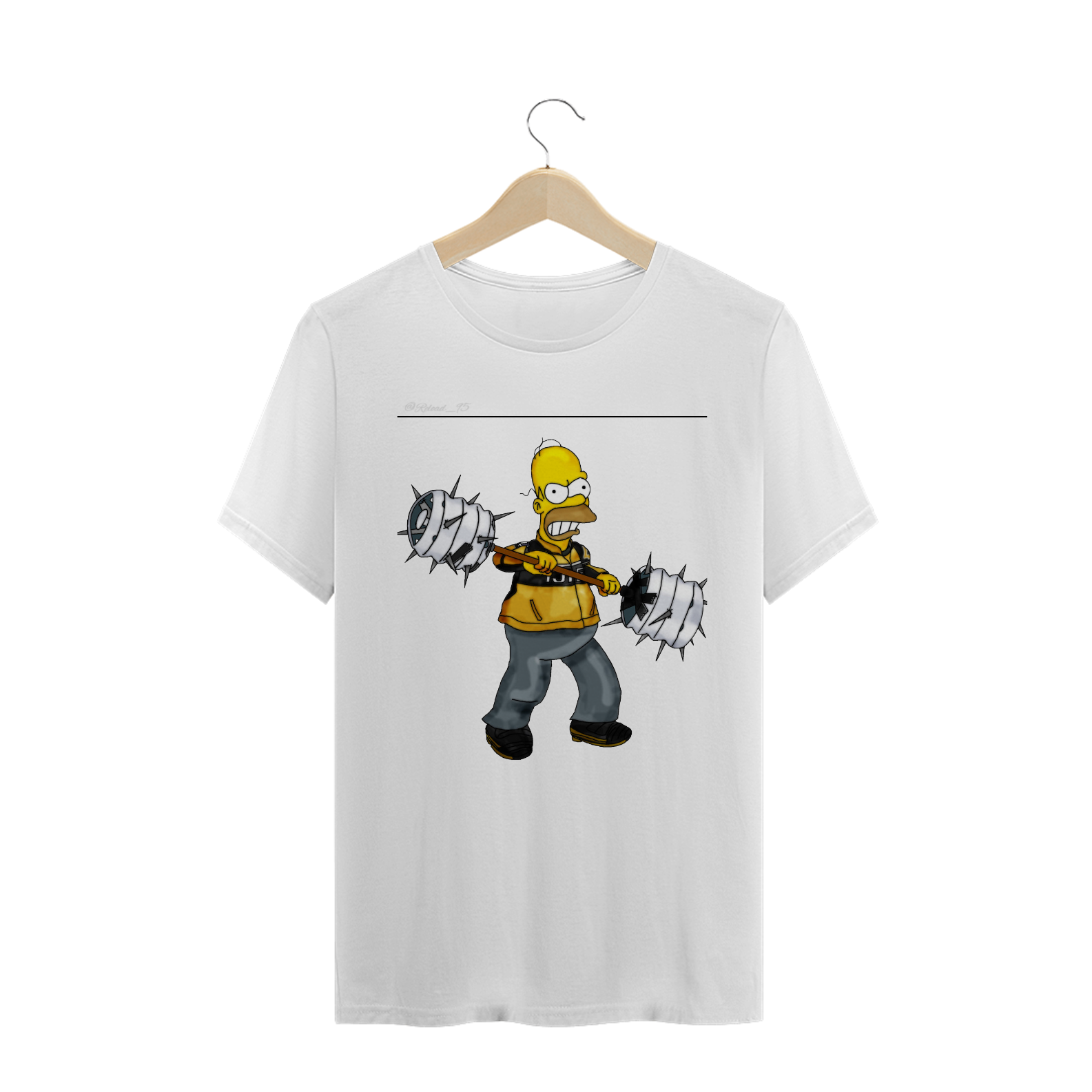 Nome do produto: Camisa Homer Nervoso