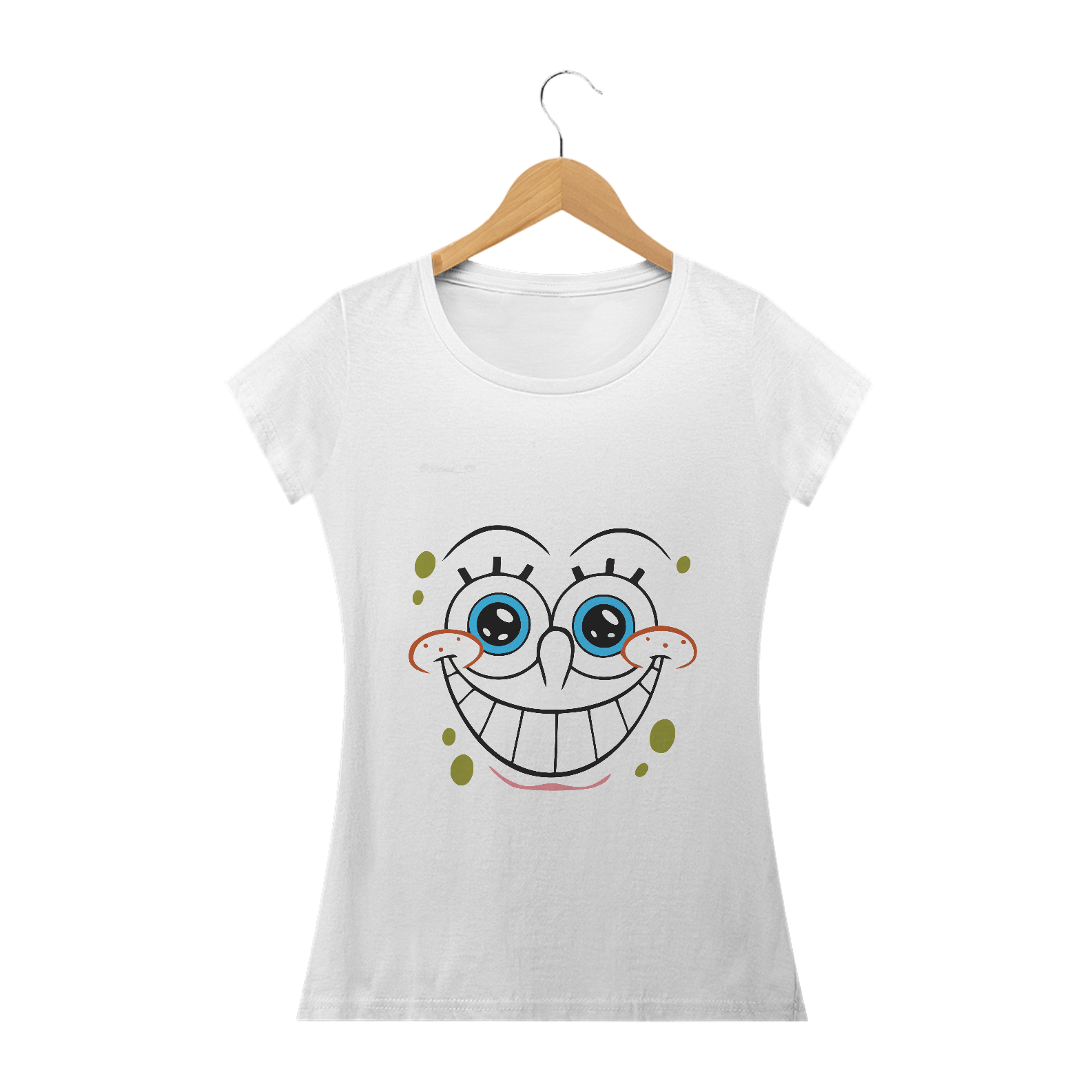 Nome do produto: Camisa Bob Esponja Sorriso