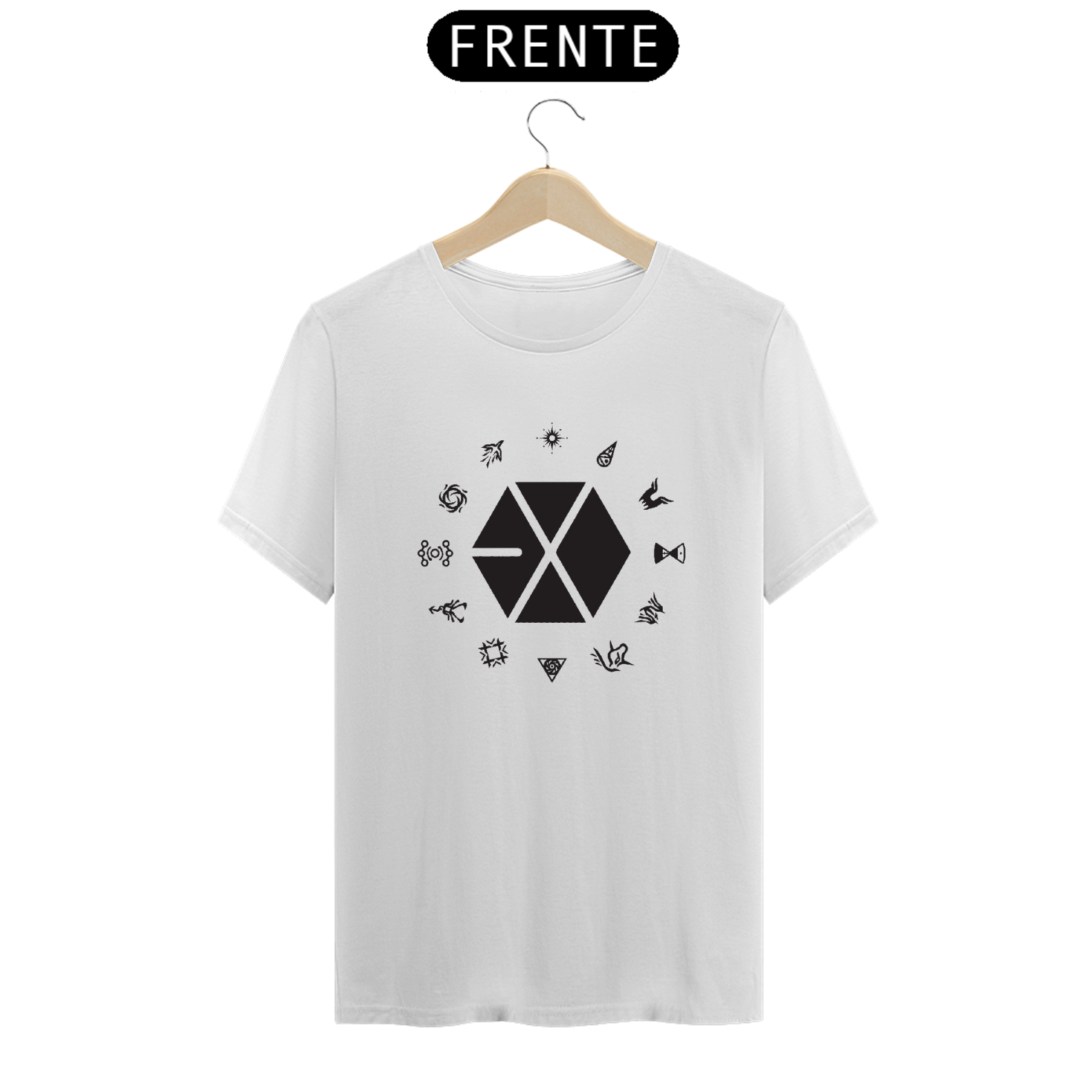 Nome do produto: Camisa EXO Simbolos