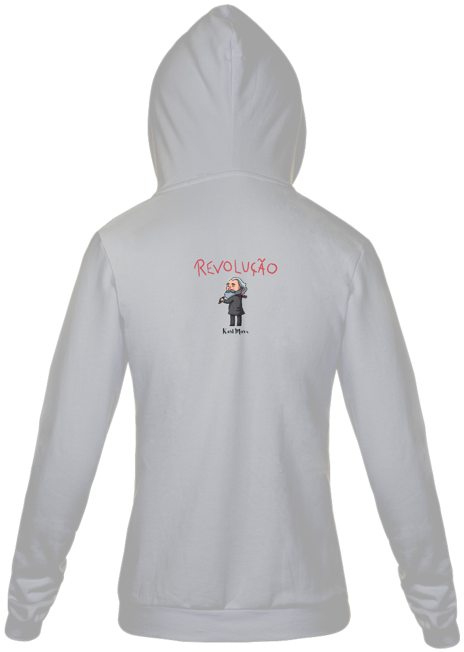 Nome do produto: Marx Revolução Moletom com ziper