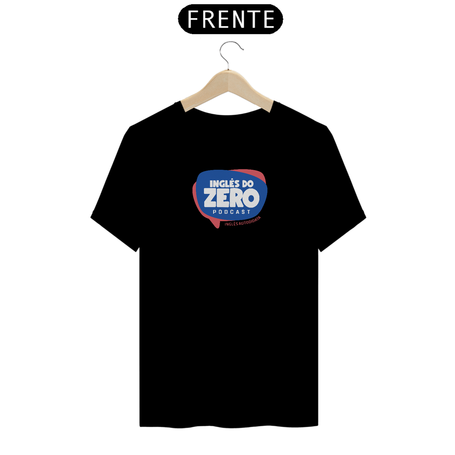 Nome do produto: Camiseta preta Inglês do Zero