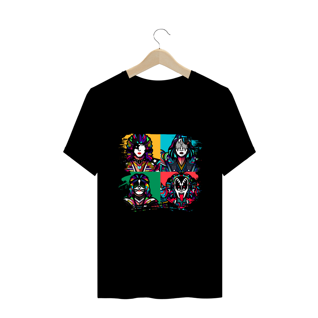 Nome do produto: Camiseta Arte Rock Kiss