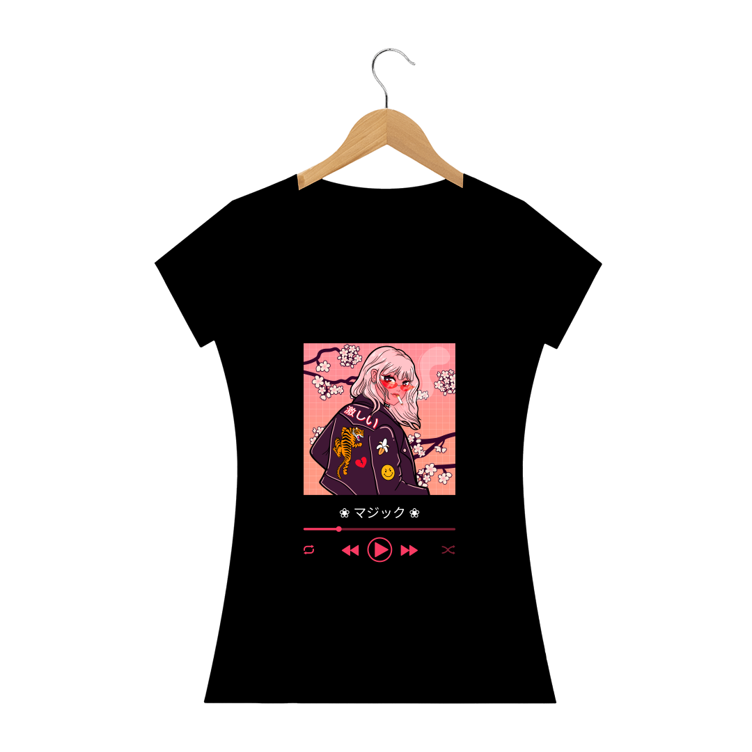 Nome do produto: Camiseta Arte Play Music Feminina