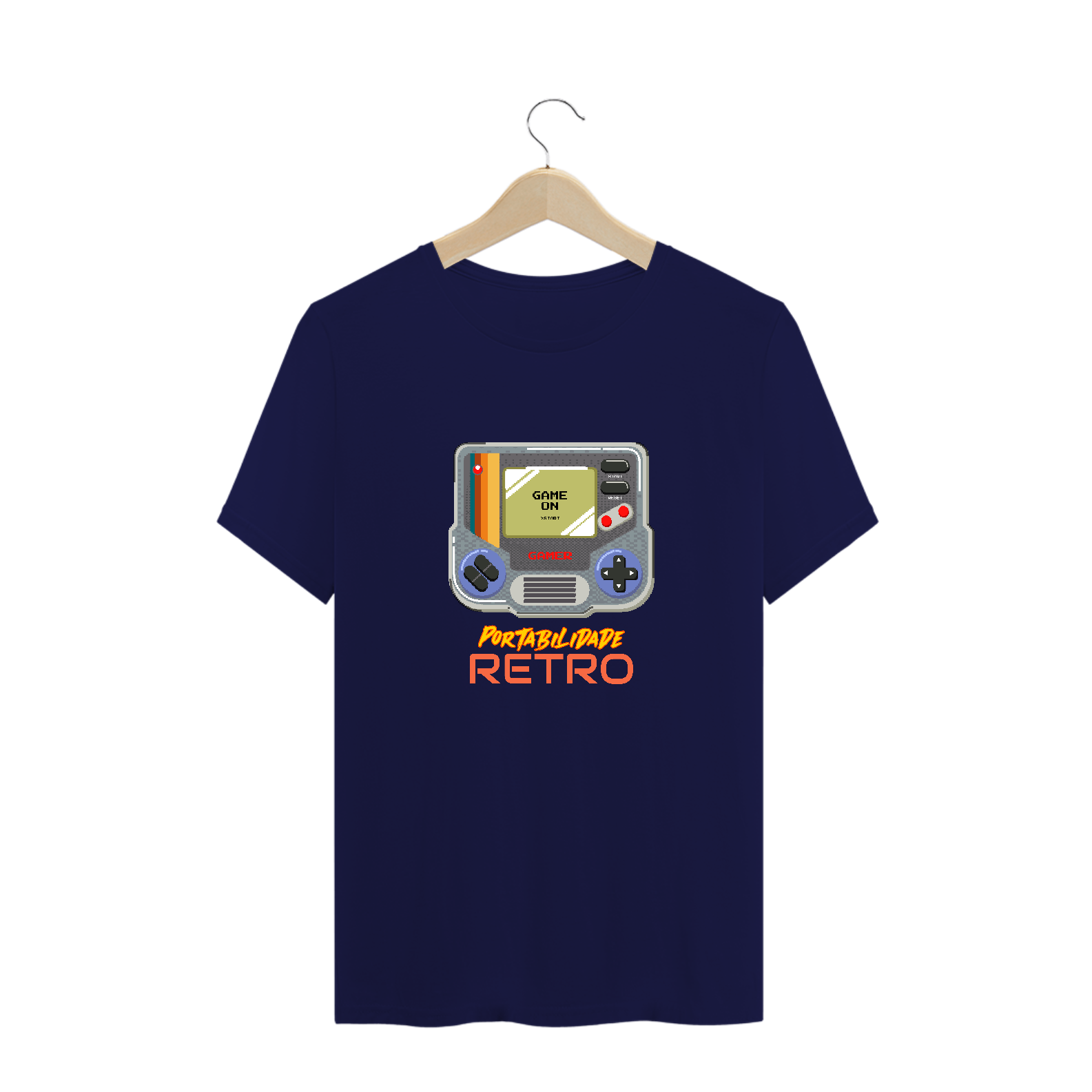 Nome do produto: Camiseta Gamer Retrô