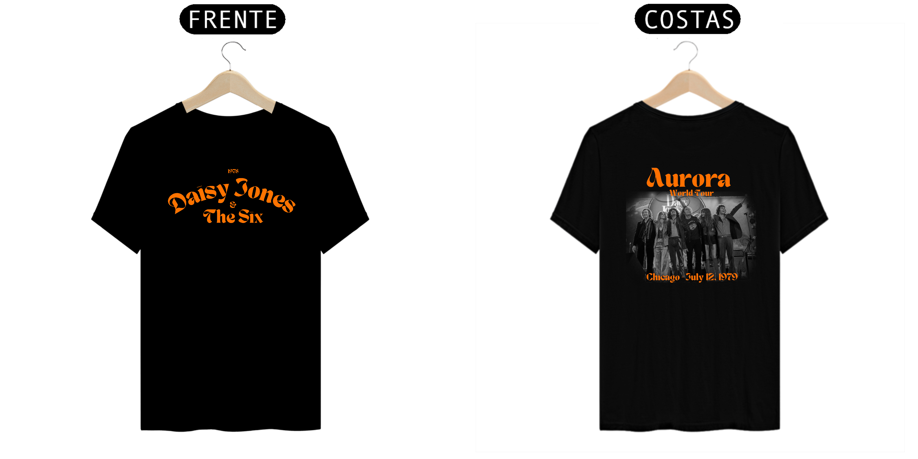 Nome do produto: CAMISETA DAISY JONES E THE SIX