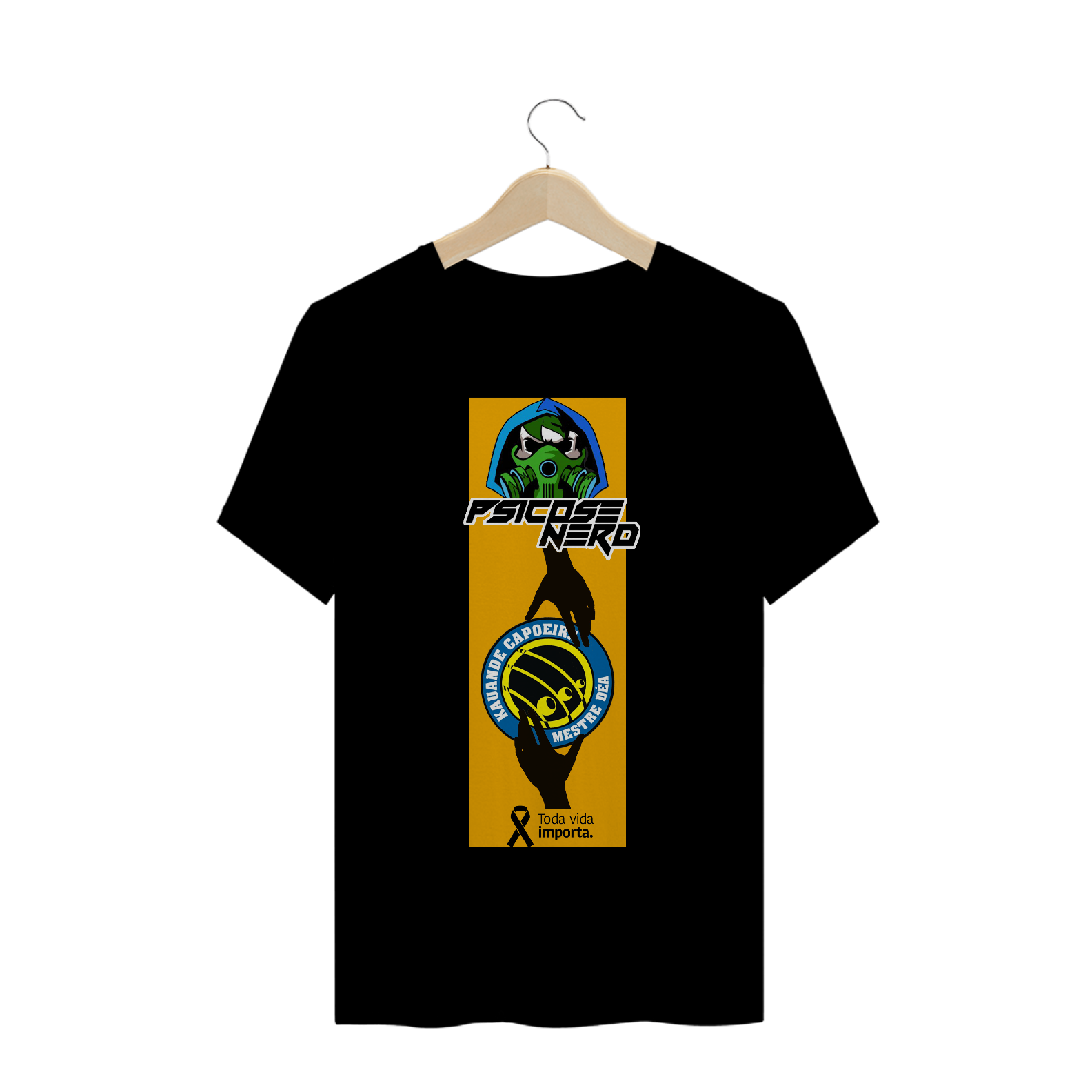 Nome do produto: CAMISETA SETEMBRO AMARELO PN E KAUANDE