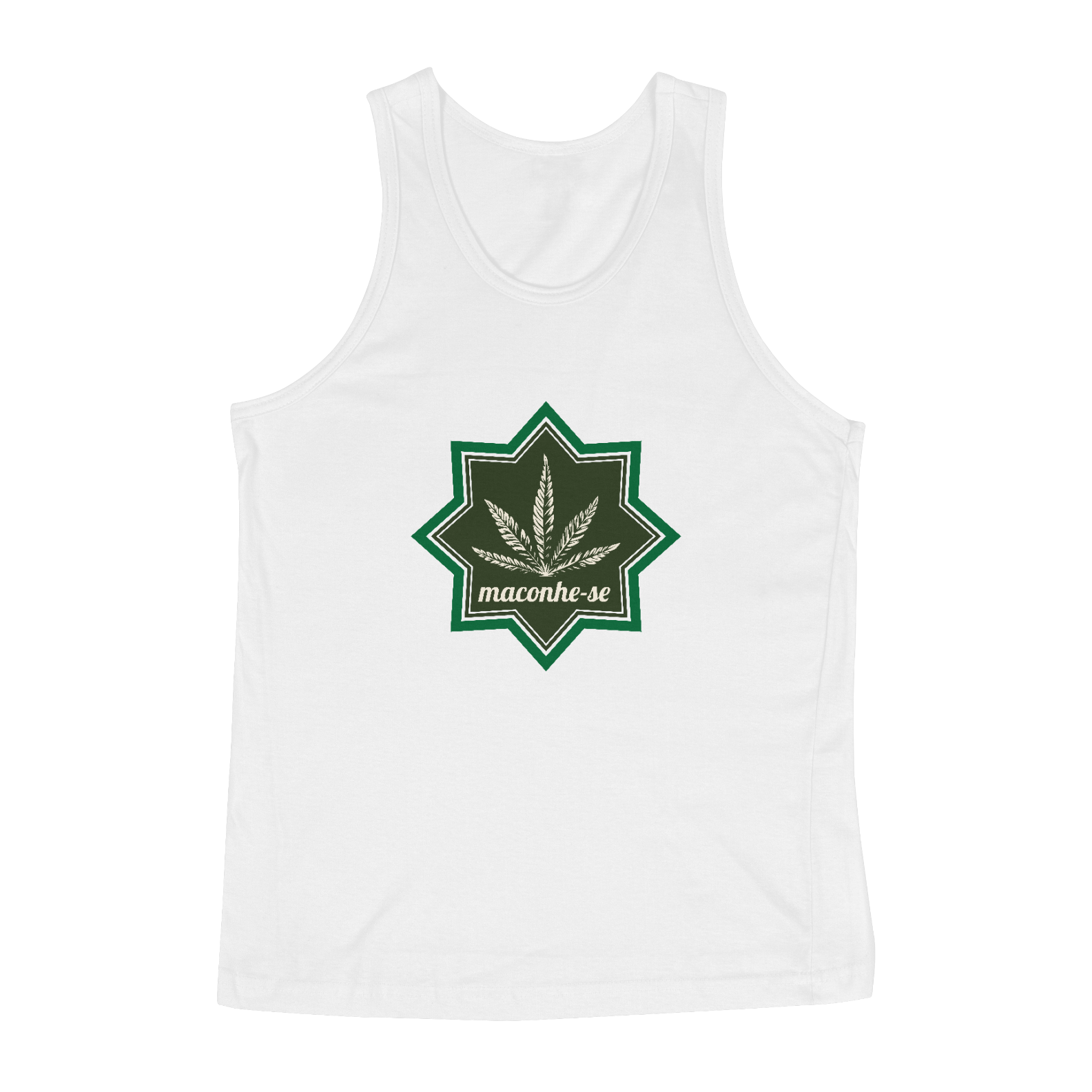 Nome do produto: Regata Maconhe-se Geométrico