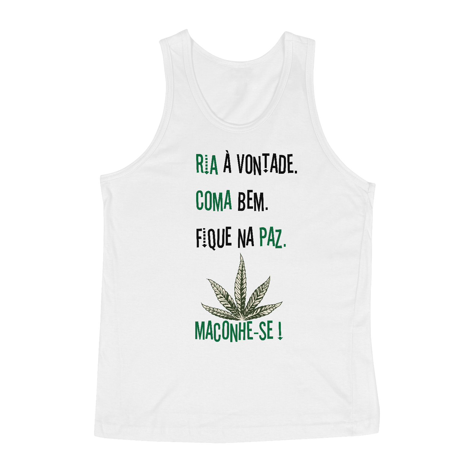 Nome do produto: Regata Fique na Paz