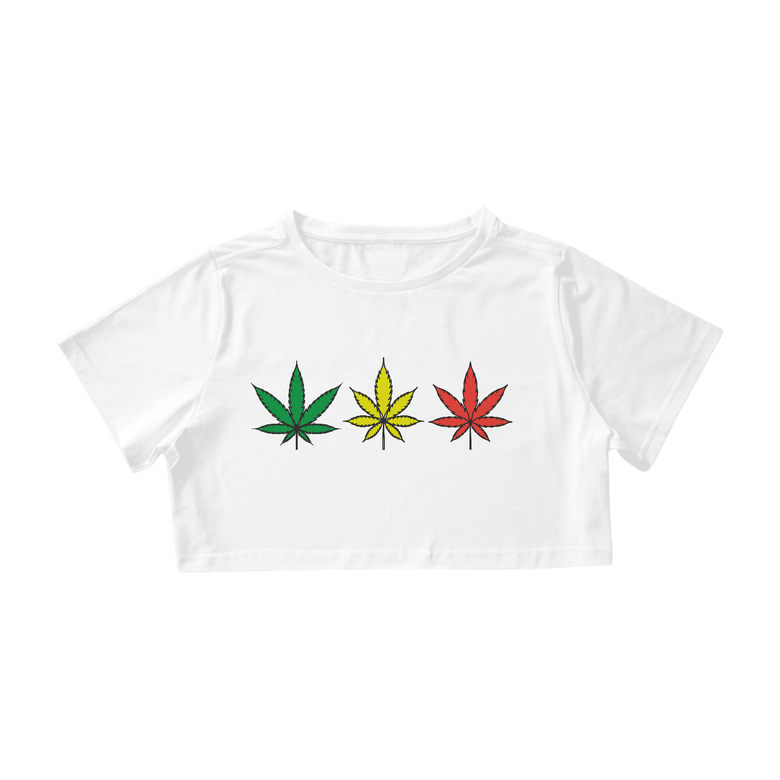 Nome do produto: Cropped 3 Folhas Reggae