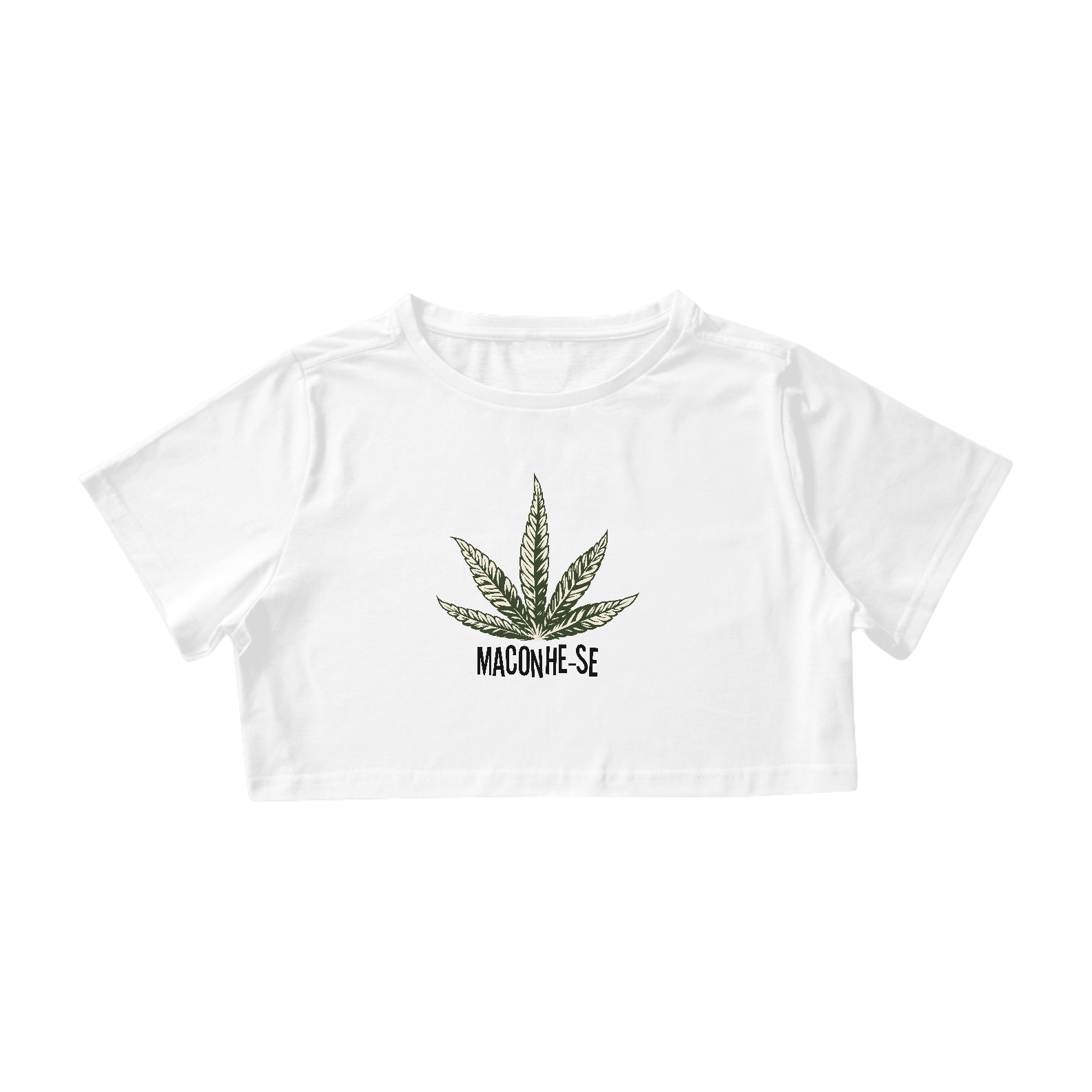 Nome do produto: Cropped Maconhe-se
