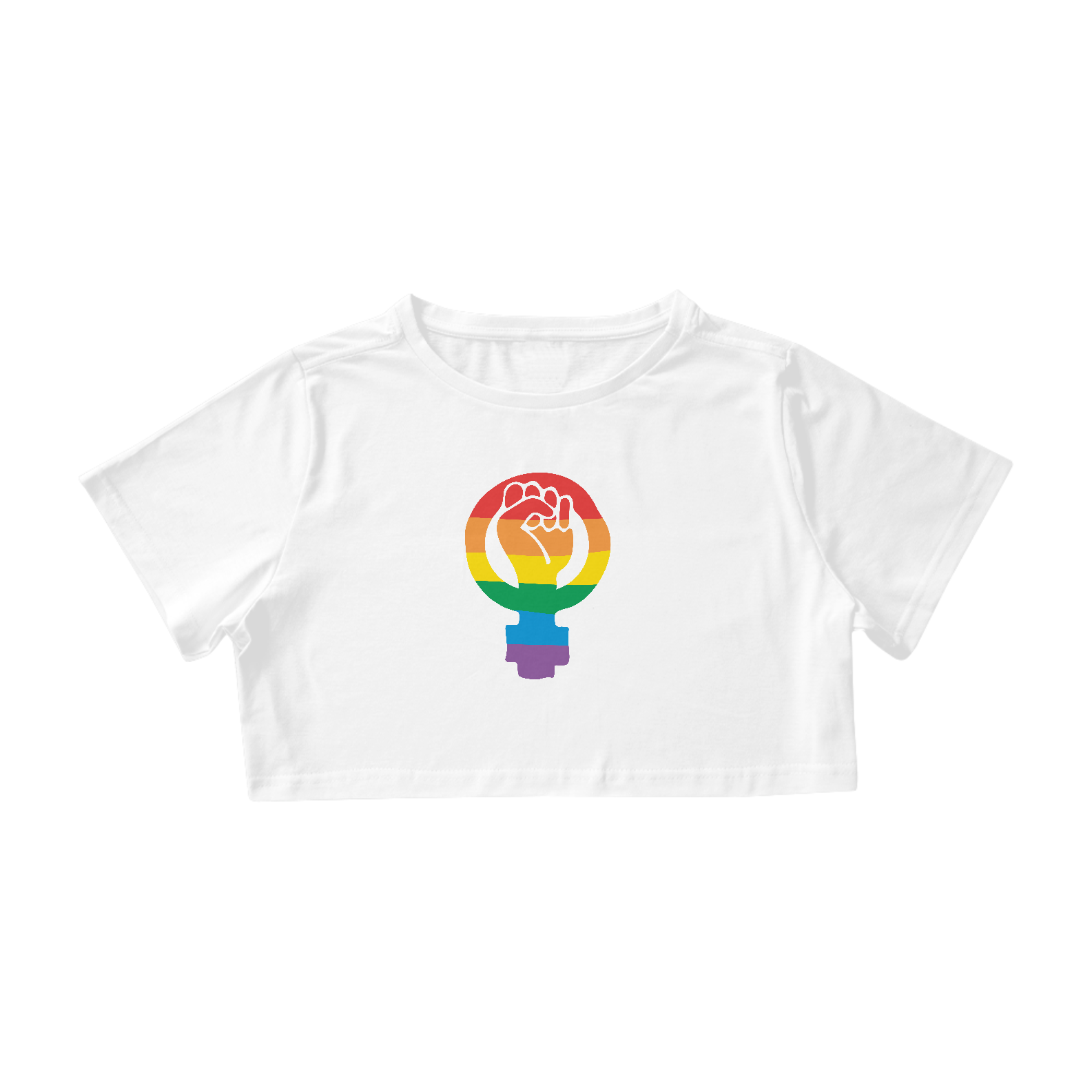 Nome do produto: Cropped LGBTQIA+ e Feminismo