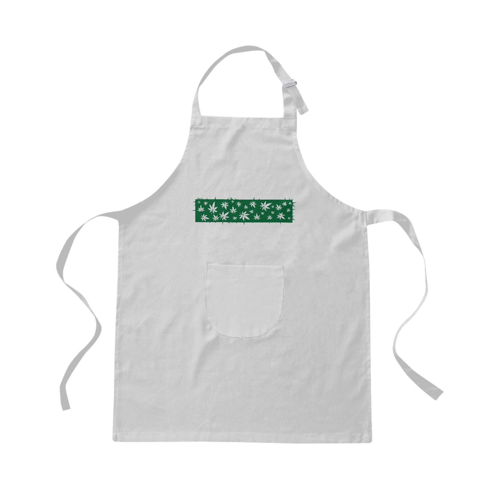 Nome do produto: Avental Folhas Brancas