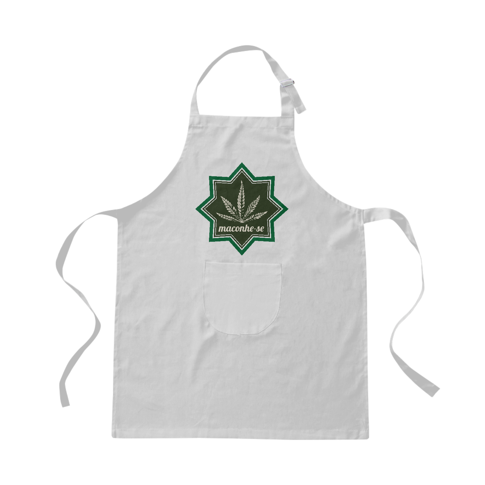 Nome do produto: Avental Maconhe-se Geométrico