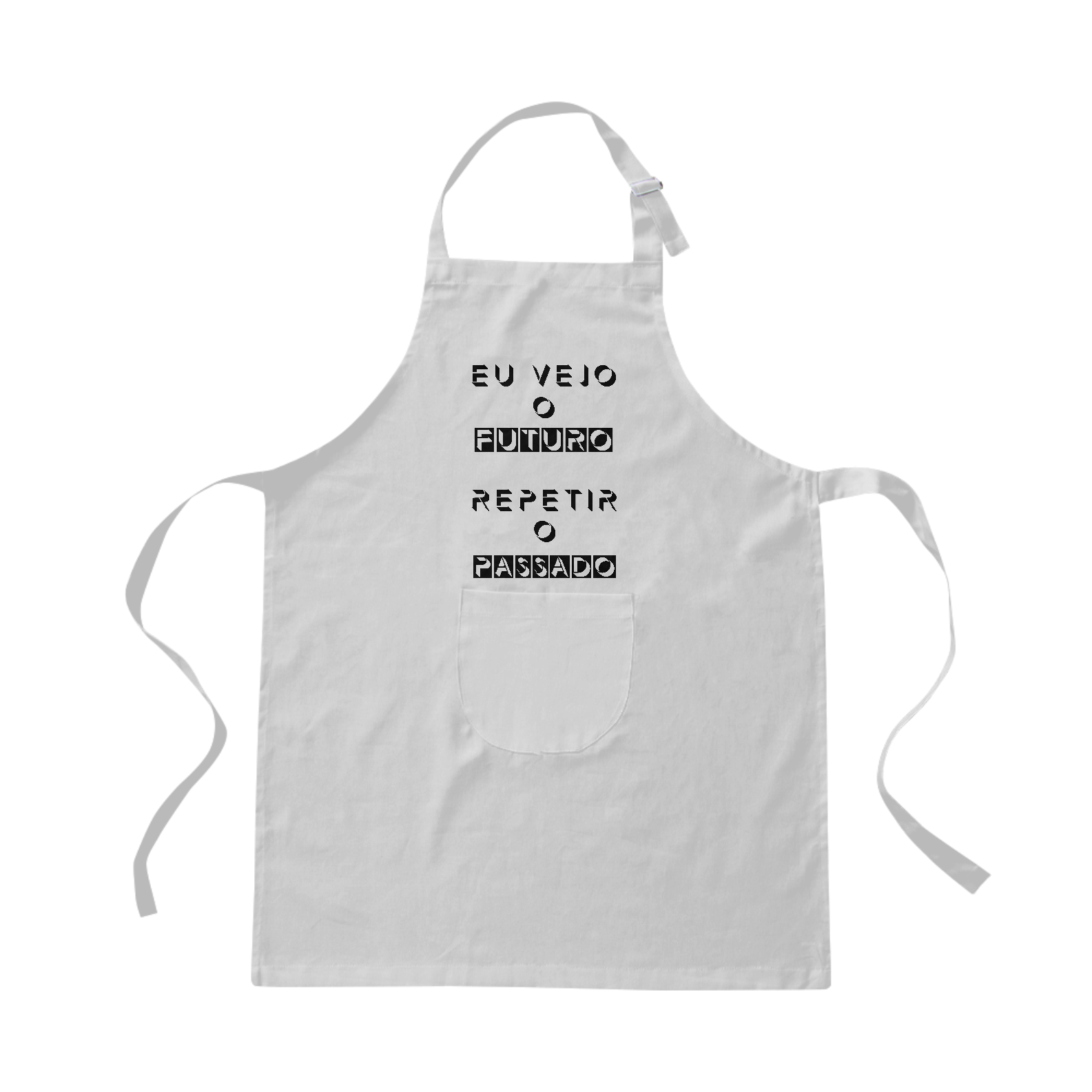 Nome do produto: Avental Eu Vejo o Futuro Repetir o Passado