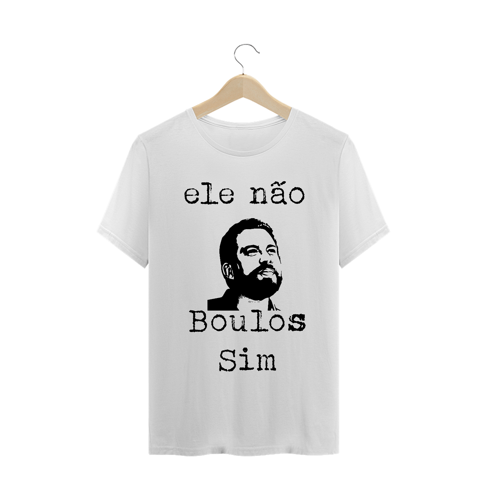 Nome do produto: T-Shirt ele não, Boulos Sim