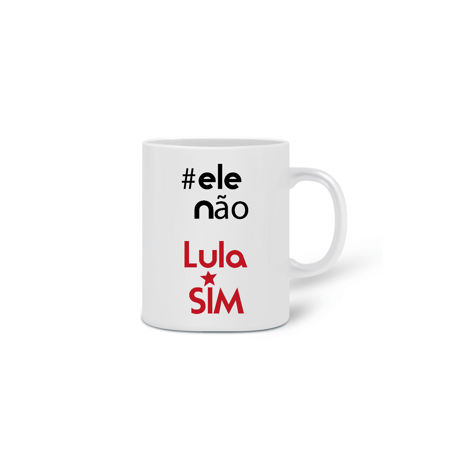 Nome do produto: Caneca #elenão, Lula Sim