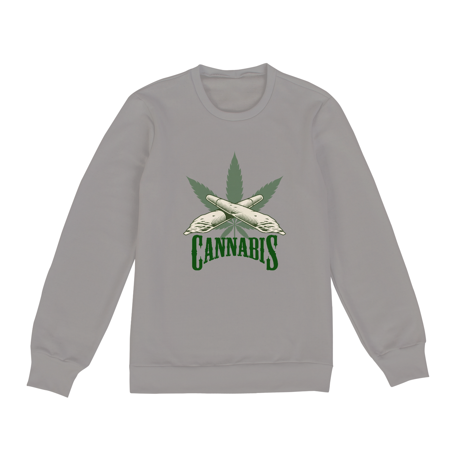 Nome do produto: Moletom Fechado Baseado e Folha