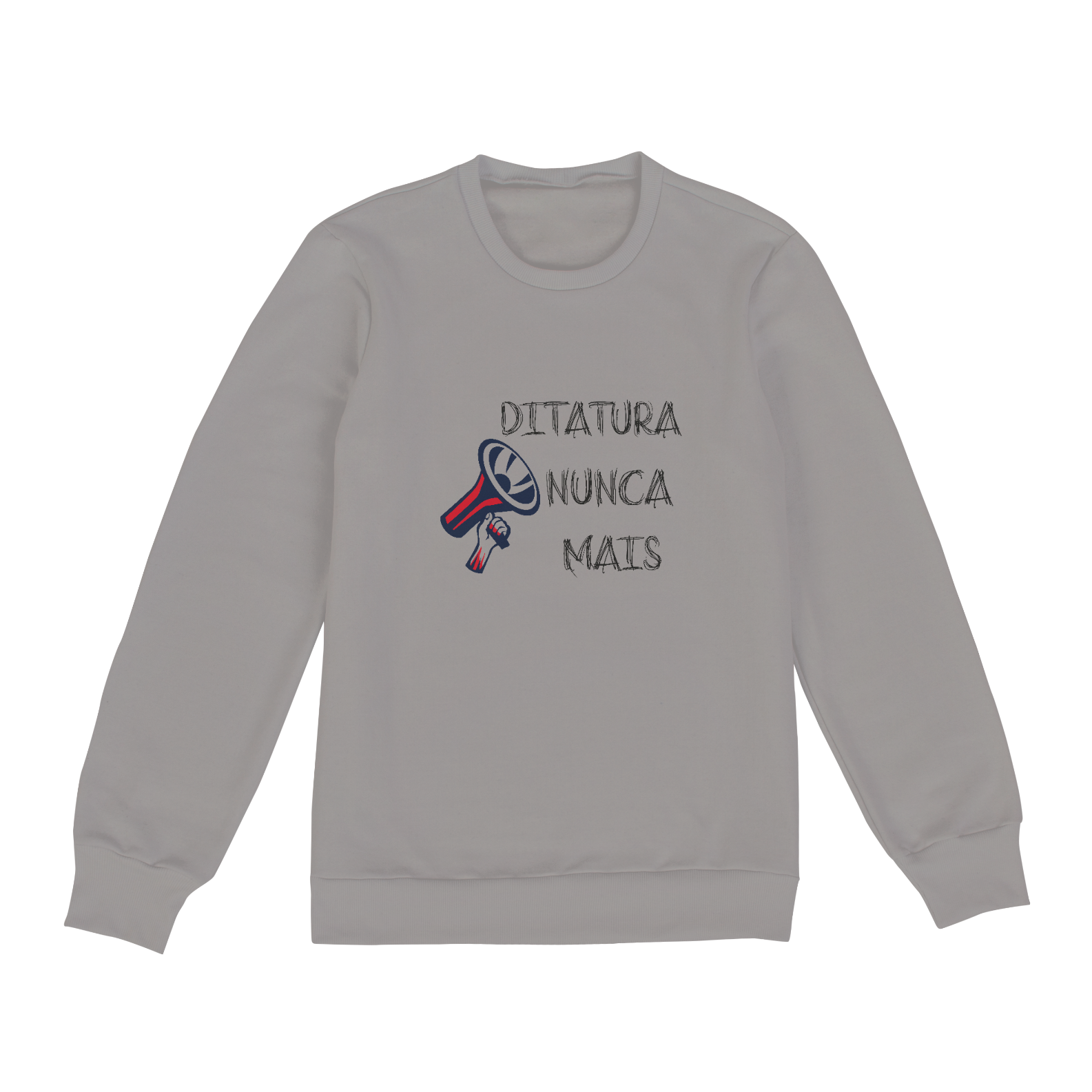 Nome do produto: Moletom Fechado Ditadura Nunca Mais