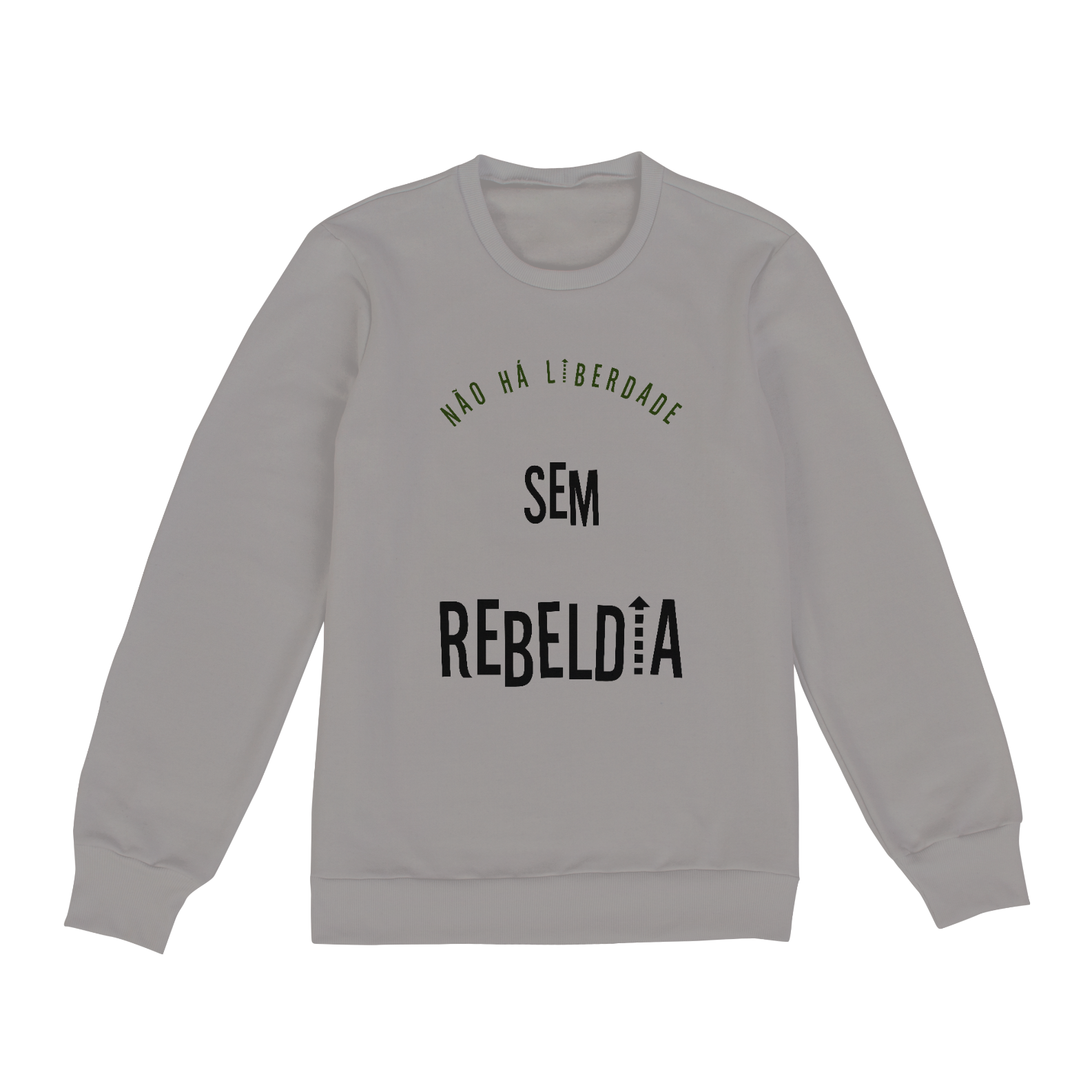 Nome do produto: Moletom Fechado Não há Liberdade sem Rebeldia
