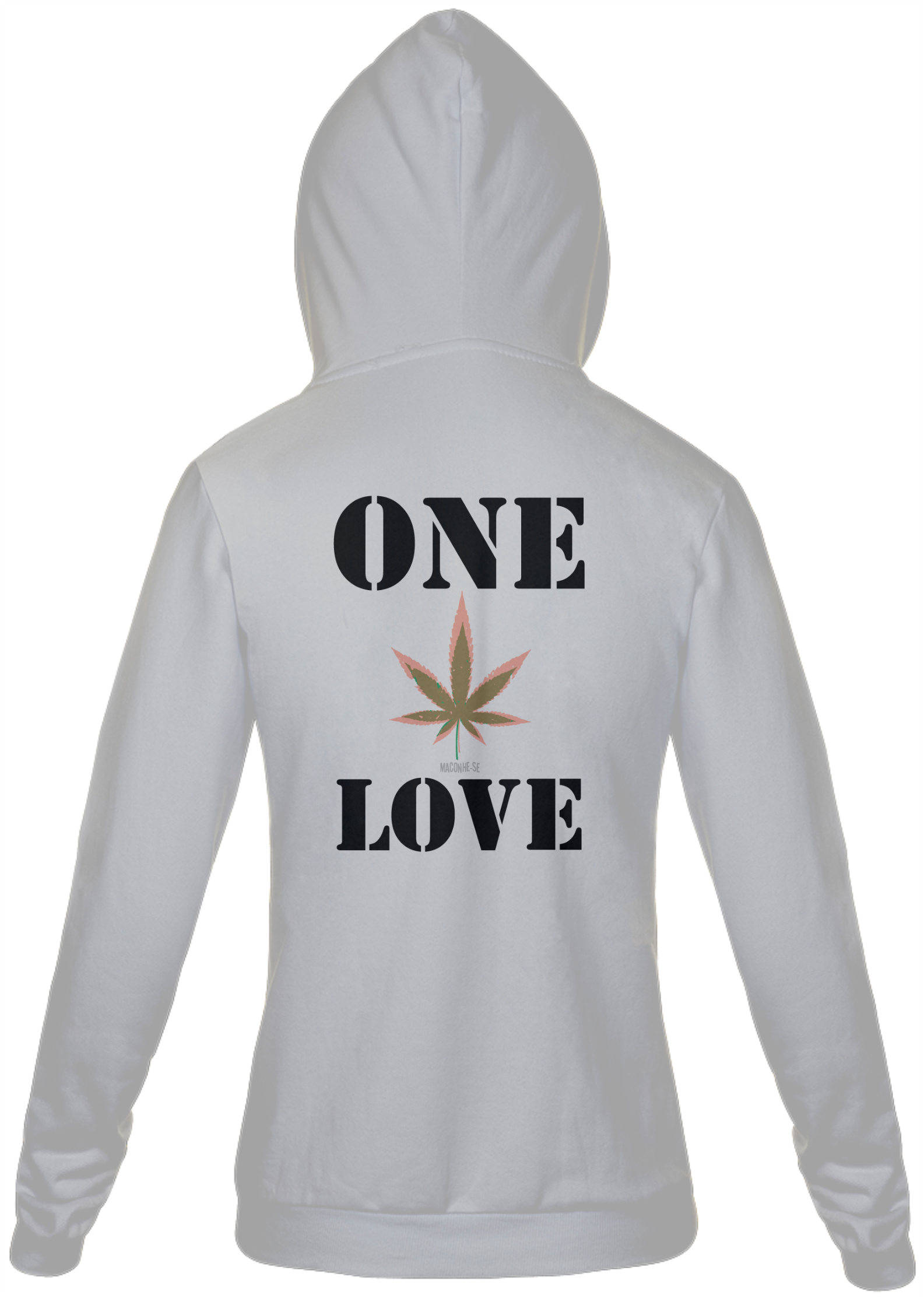 Nome do produto: Moletom com Zíper One Love