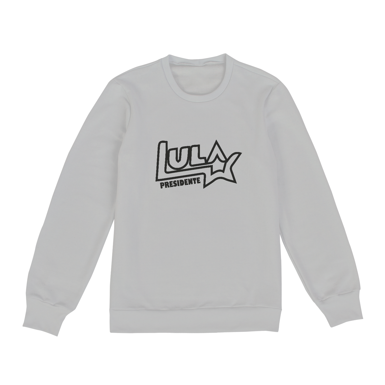 Nome do produto: Moletom Fechado Lula Presidente