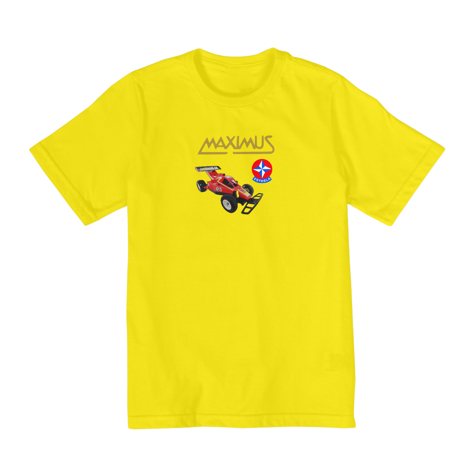 Nome do produto: Camiseta Quality Infantil (10 a 14) Estampa Desenho Estrela Maximus
