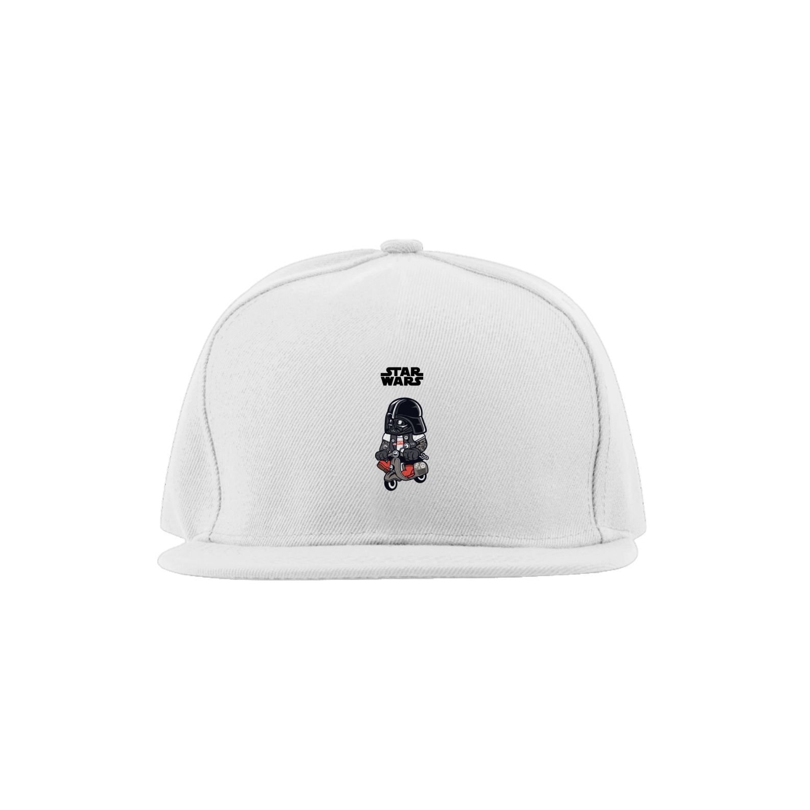 Nome do produto: Boné Aba Reta Lord Darth Vader Cartoon Motoqueiro Star Wars Estampado