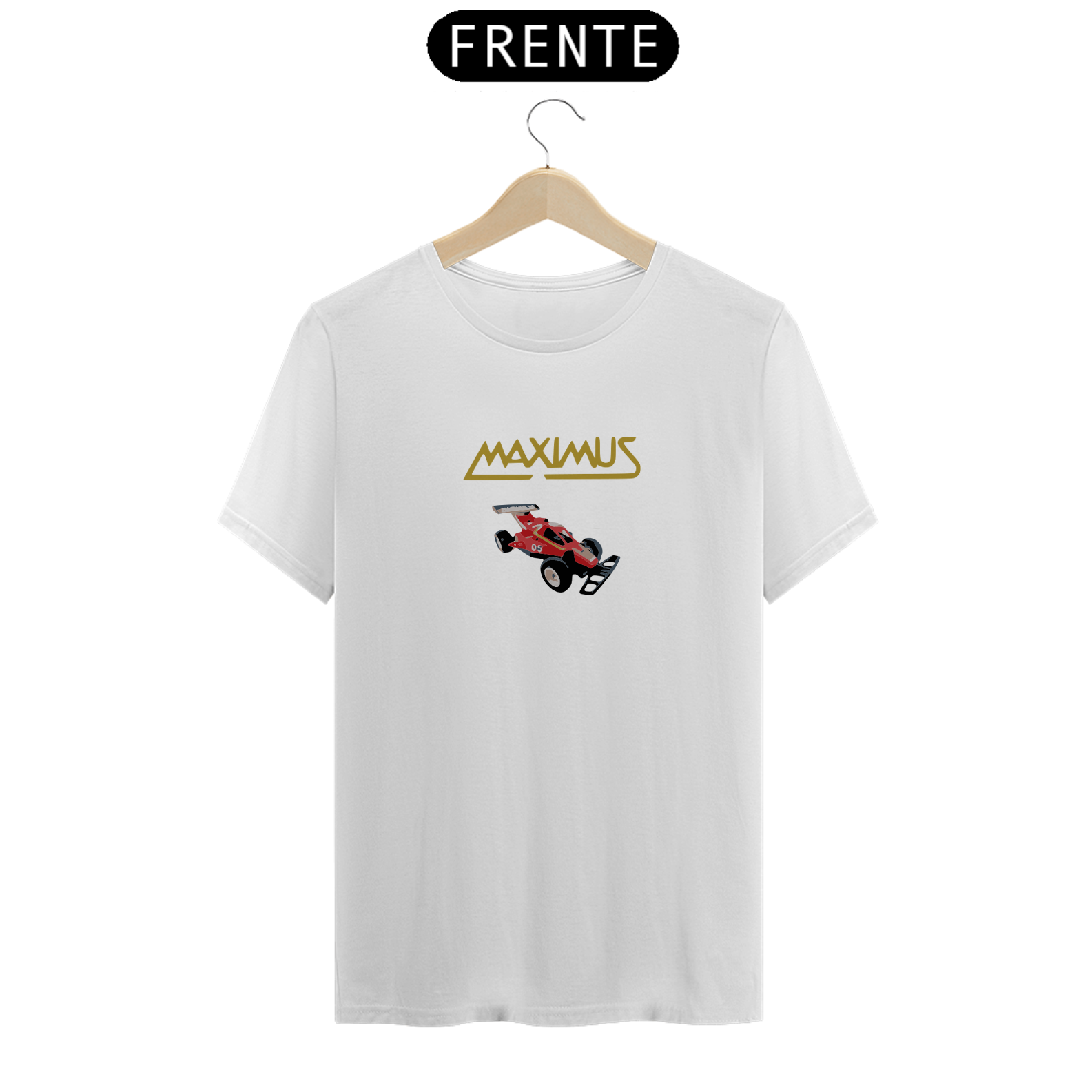 Nome do produto: Camiseta Quality Estampa Carrinho Controle Maximus Estrela