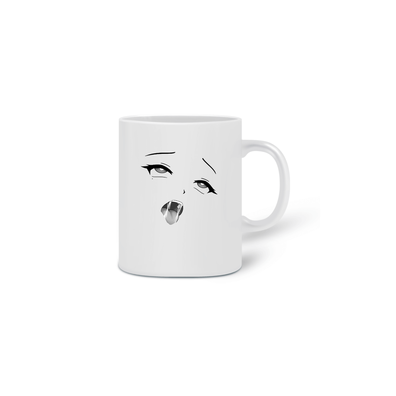 Nome do produto: Caneca Hentai Ahegao Princess Anime Cerâmica Estampada