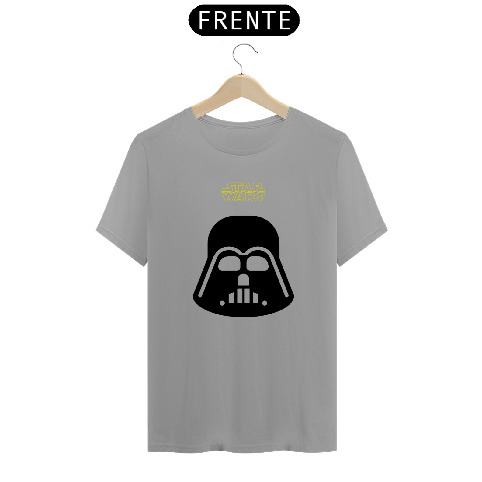 Nome do produto: Camiseta Desenho Darth Vader Star Wars Estampada Quality