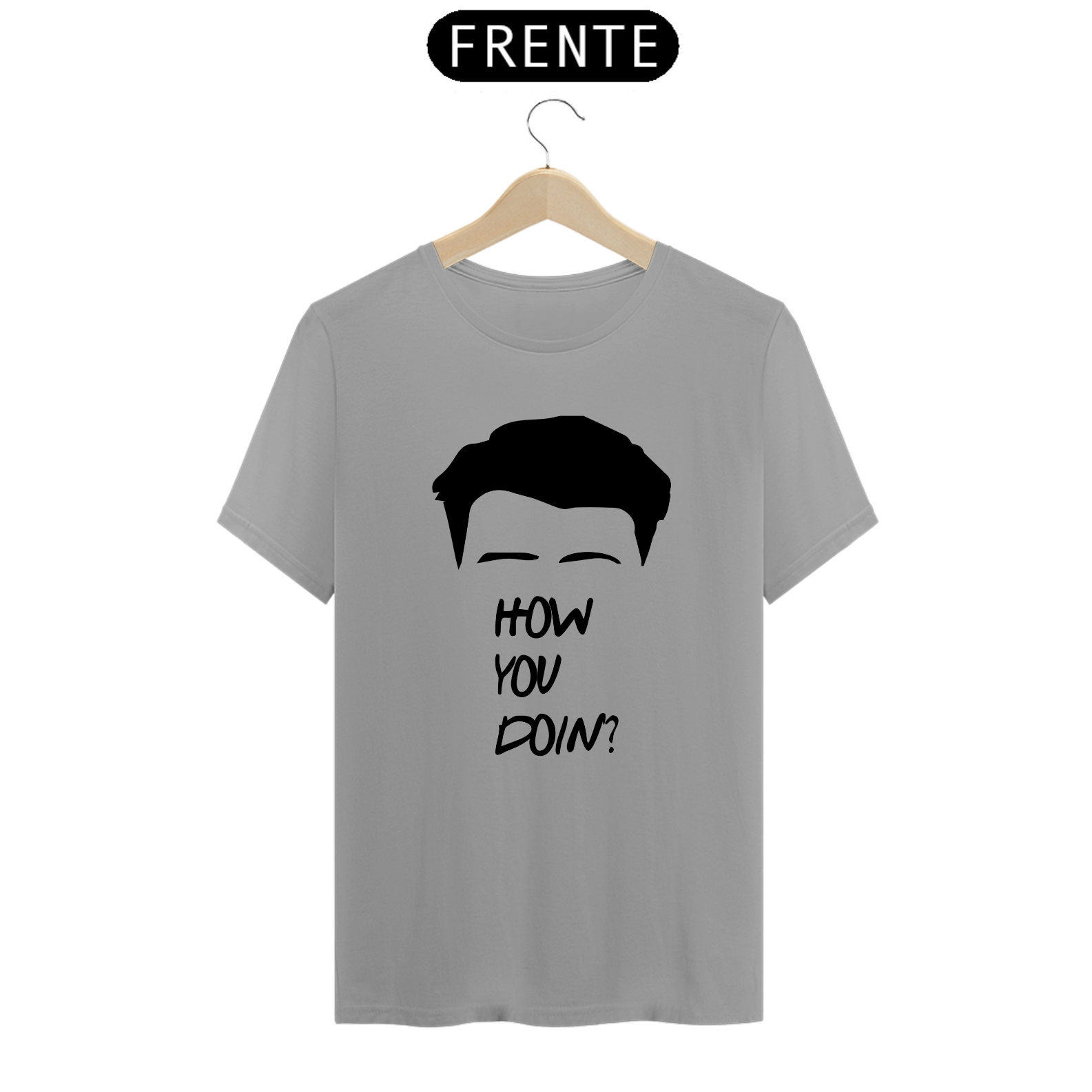 Nome do produto: Camiseta Quality Estampa Friends - How You Doing? - Frase Joey Tribbiani 