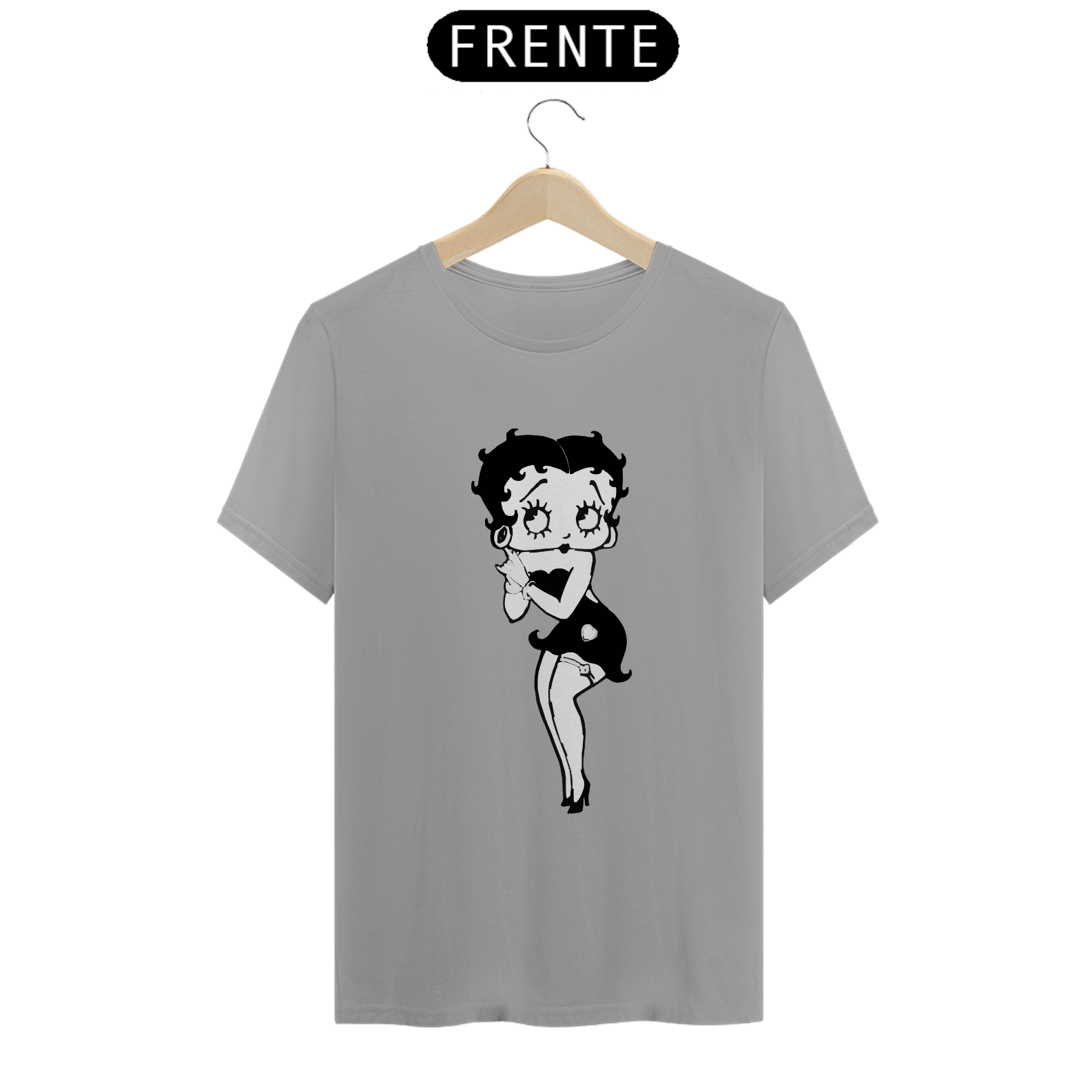 Nome do produto: Camiseta Betty Boop Estampada Quality