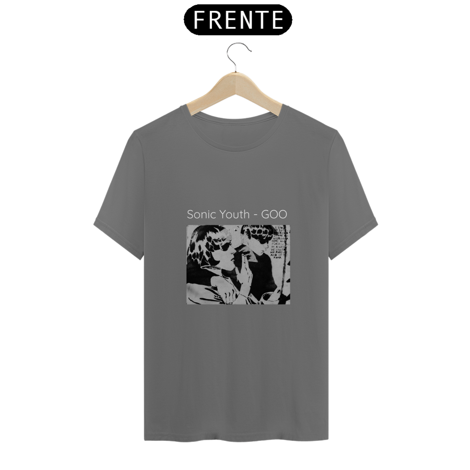 Nome do produto: Camiseta GOO Sonic Youth - Estampada Estonada Pastel Retro