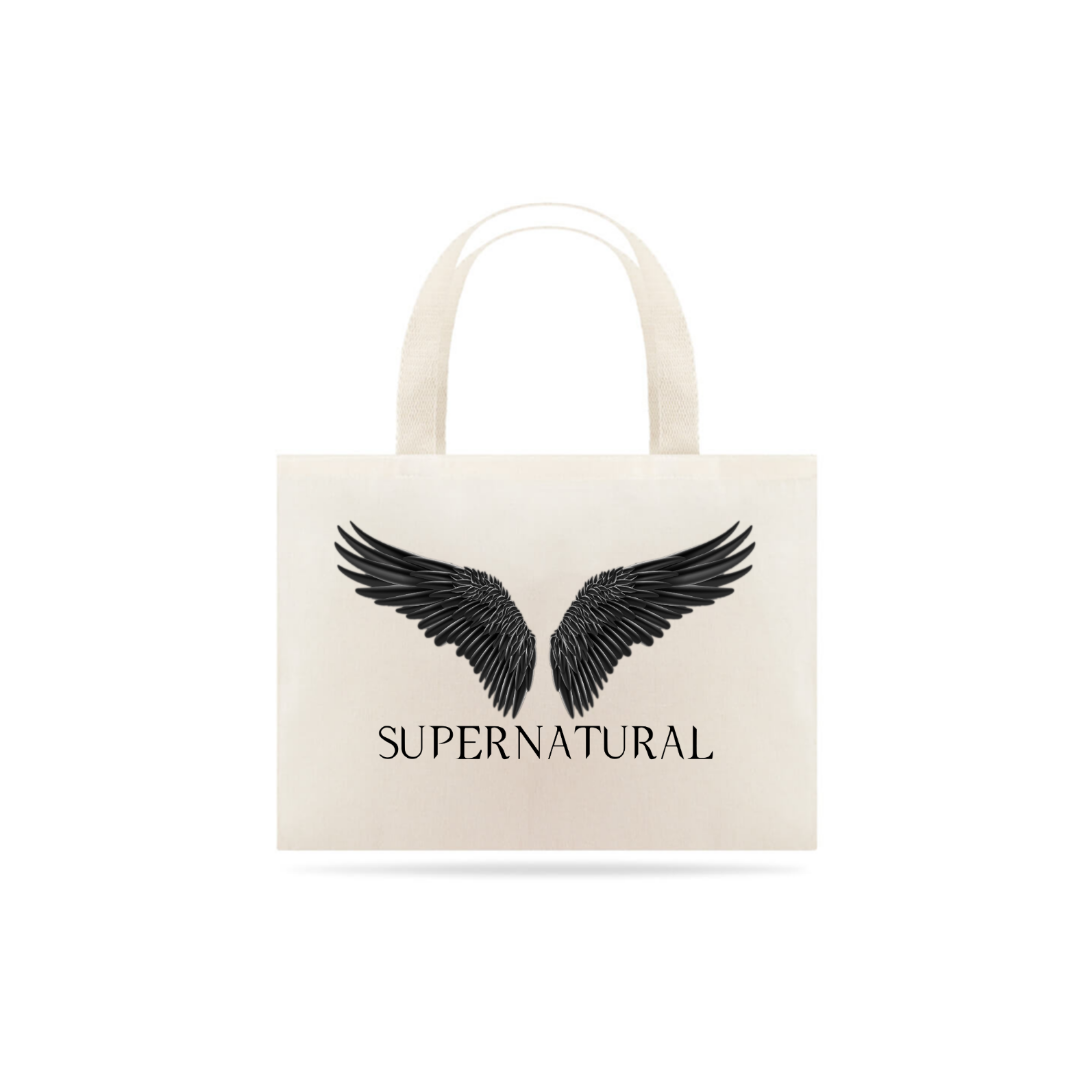 Nome do produto: Eco Bag Grande com Estampa da Série Supernatural Versão 2