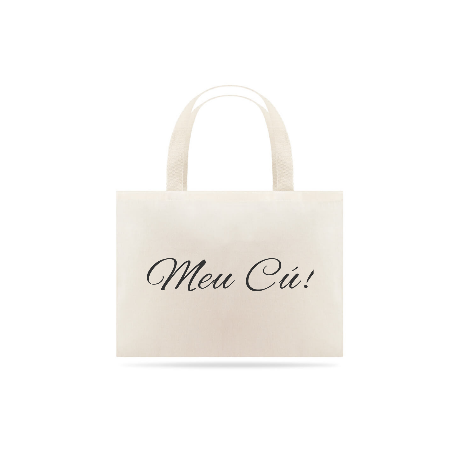 Nome do produto: Eco Bag Grande - Estampa Meu Cú