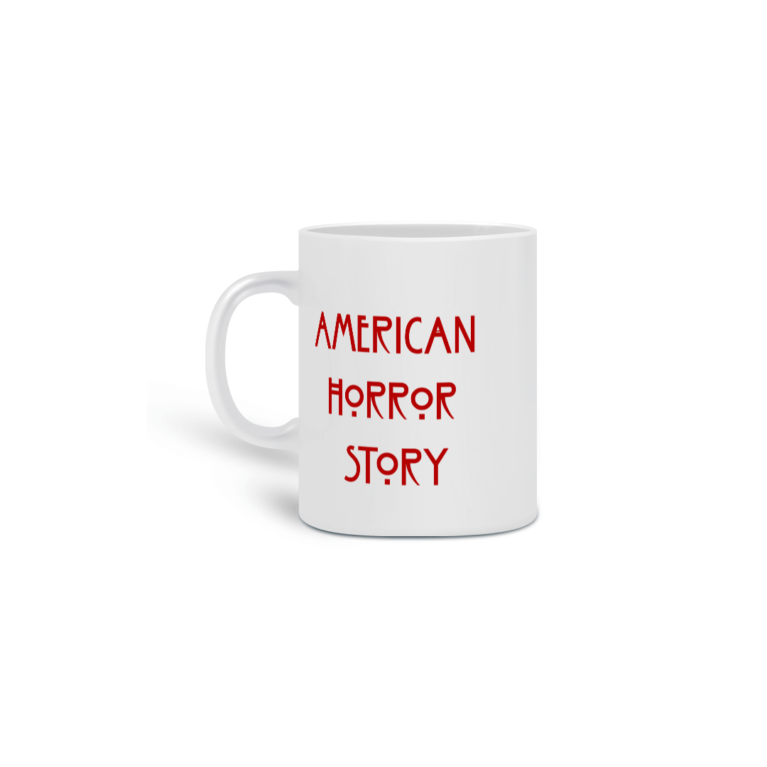 Nome do produto: Caneca Cerâmica Estampa Série American Horror Story