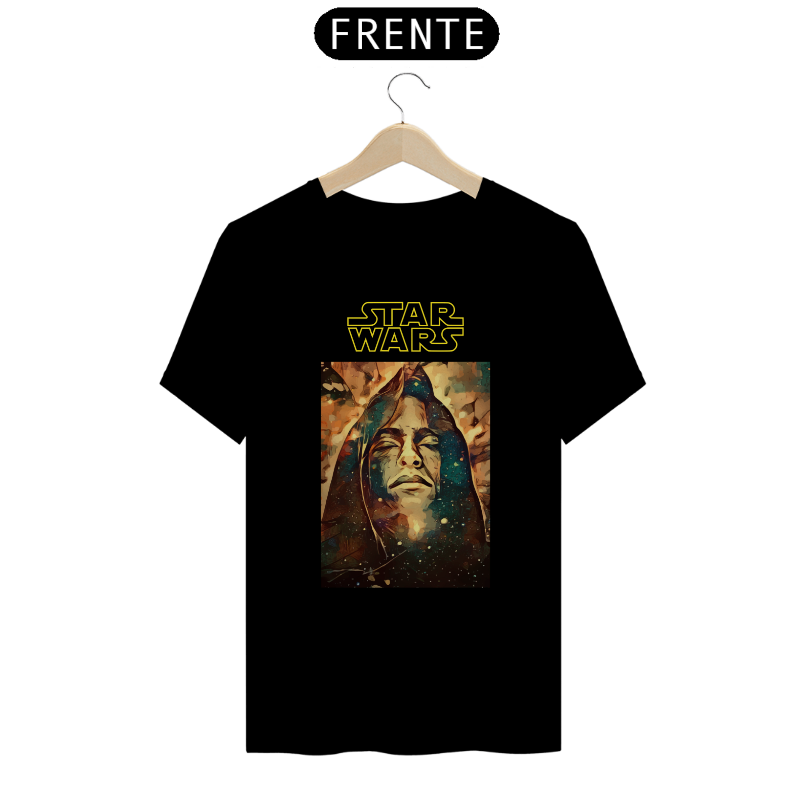 Nome do produto: Camiseta Star Wars Arte do Filme Estampada Quality