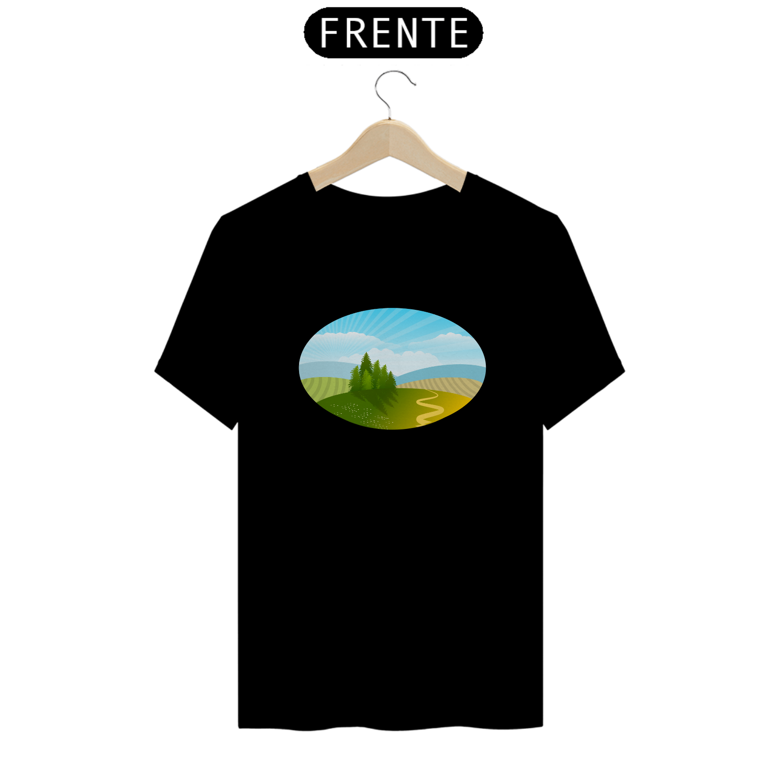 Nome do produto: Camiseta Quality Estampa Desenho Natureza