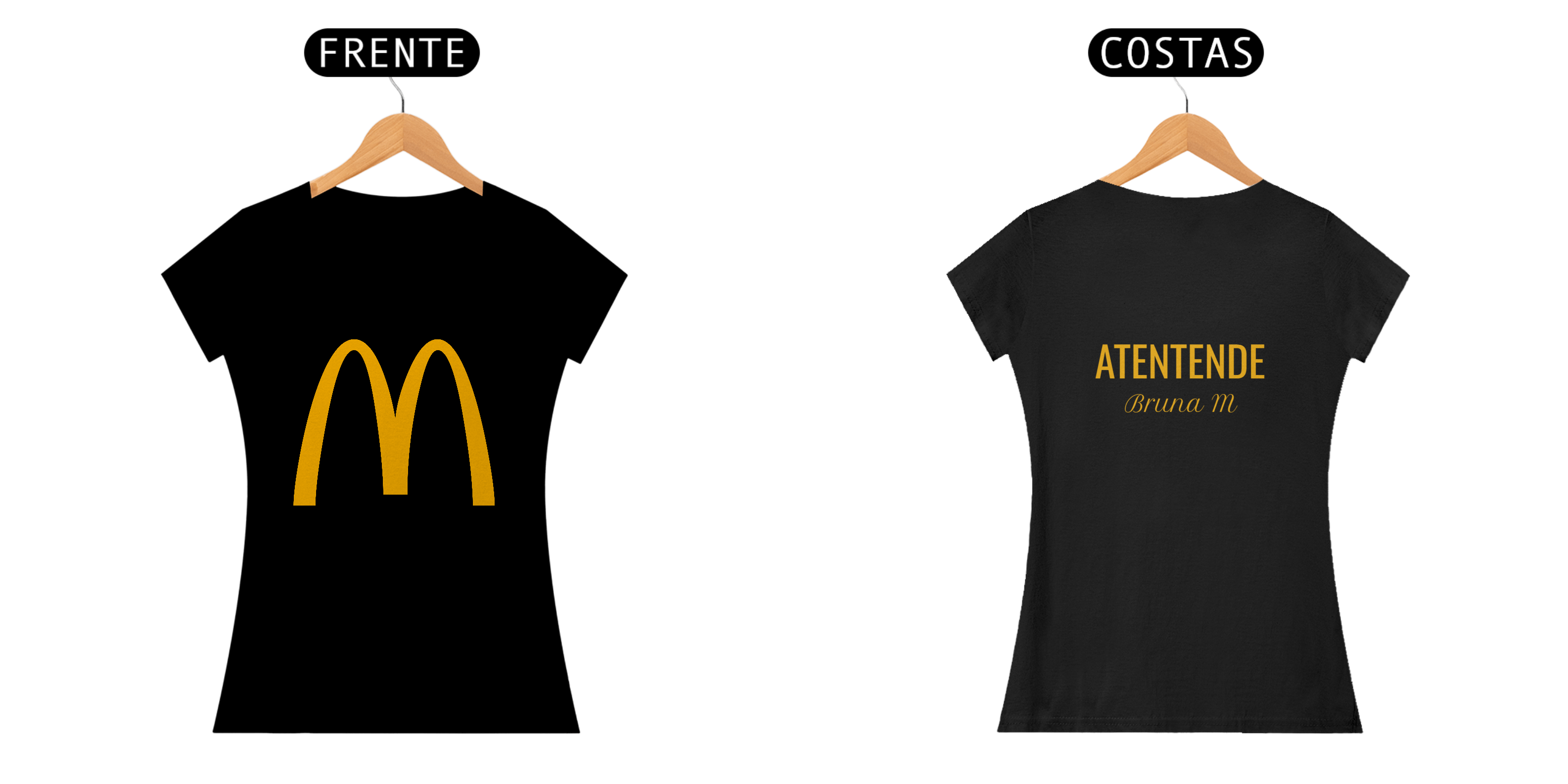 Nome do produto: Camiseta Baby Long Quality Estampa Frase McDonald - Bruna M