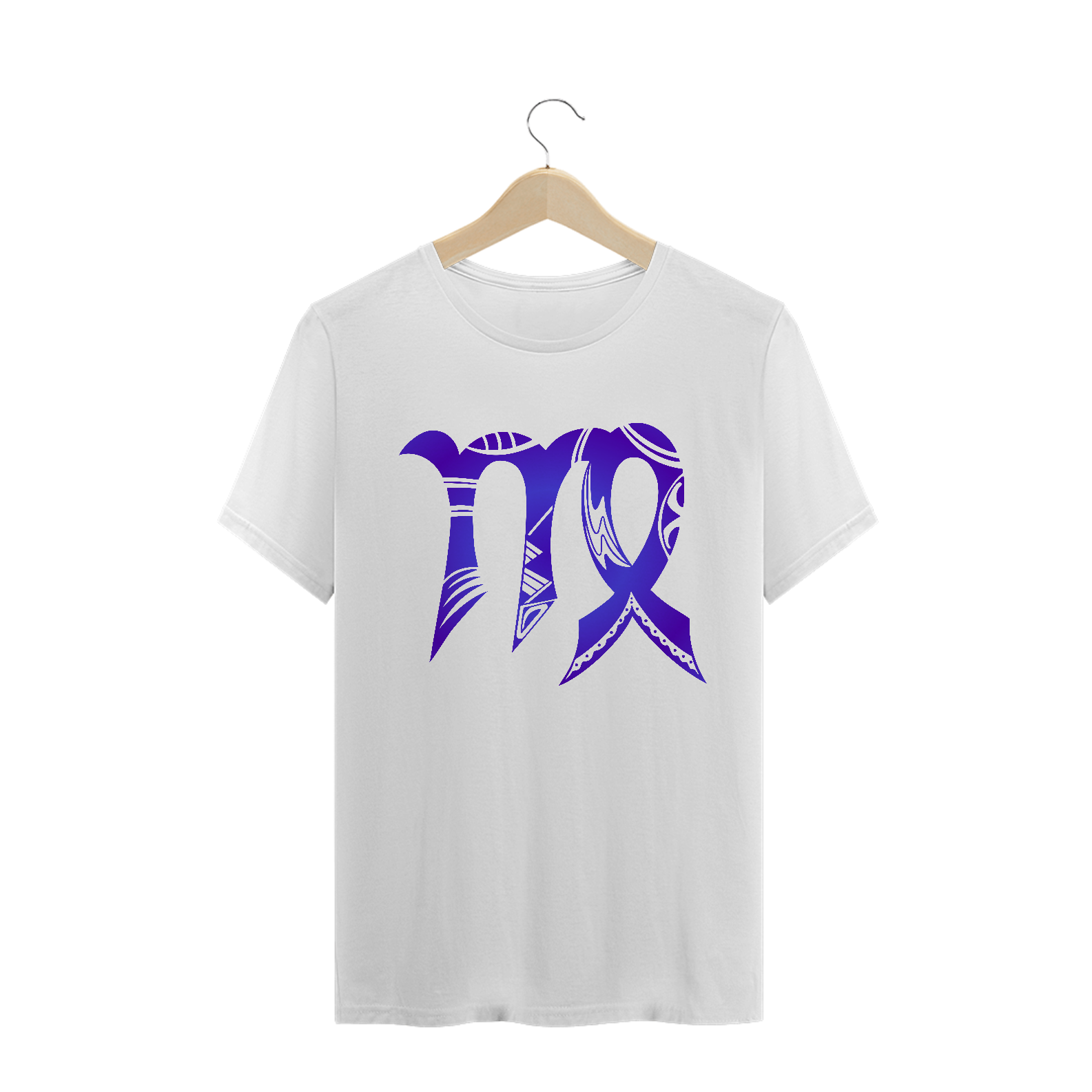 Nome do produto: CAMISETA MASCULINA/UNISSEX - SÍMBOLO SIGNO VIRGEM