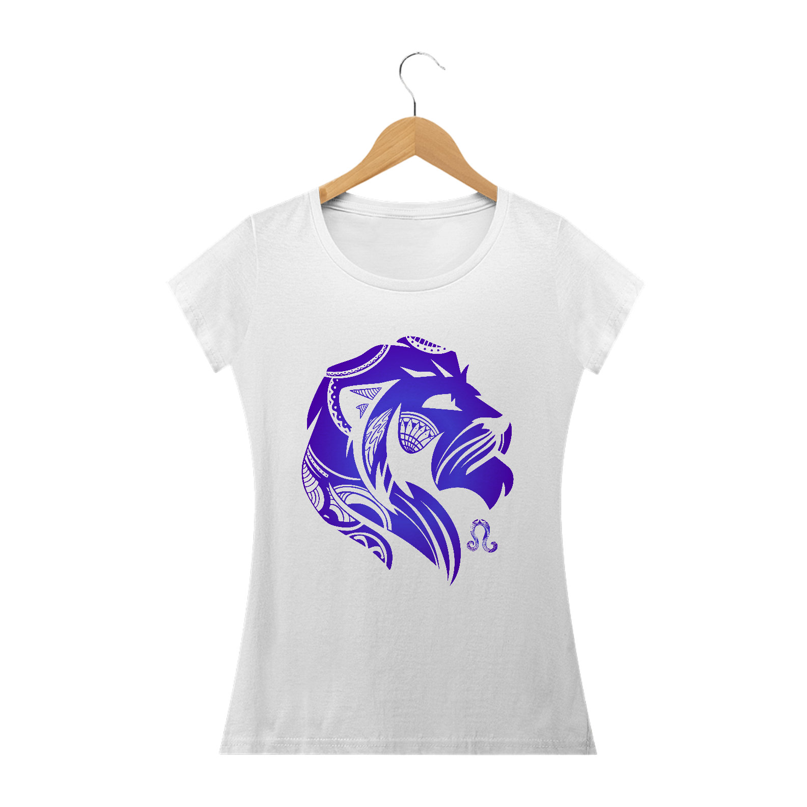 Nome do produto: CAMISETA FEMININA - SIGNO LEÃO