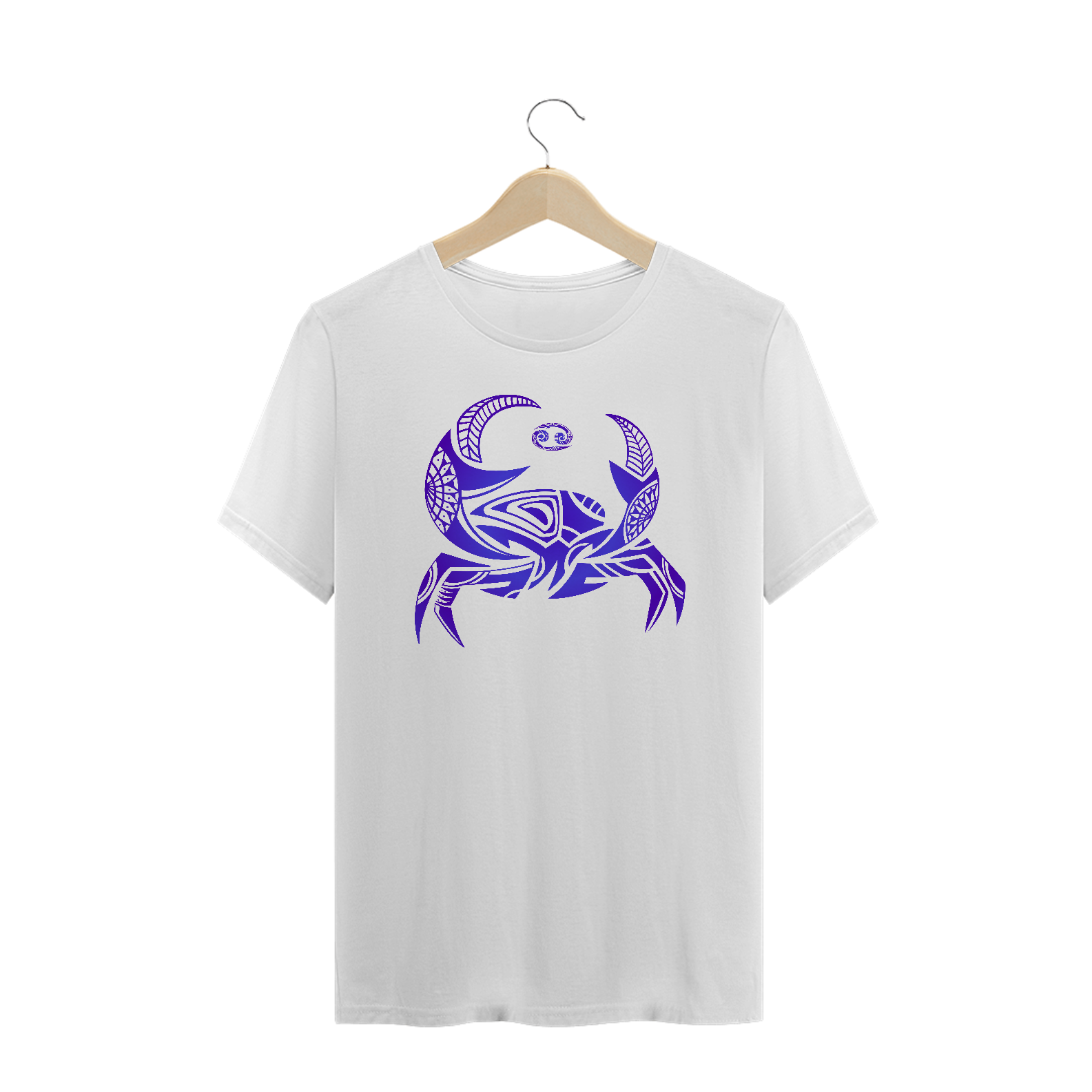 Nome do produto: CAMISETA UNISSEX PLUS SIZE - SIGNO CÂNCER