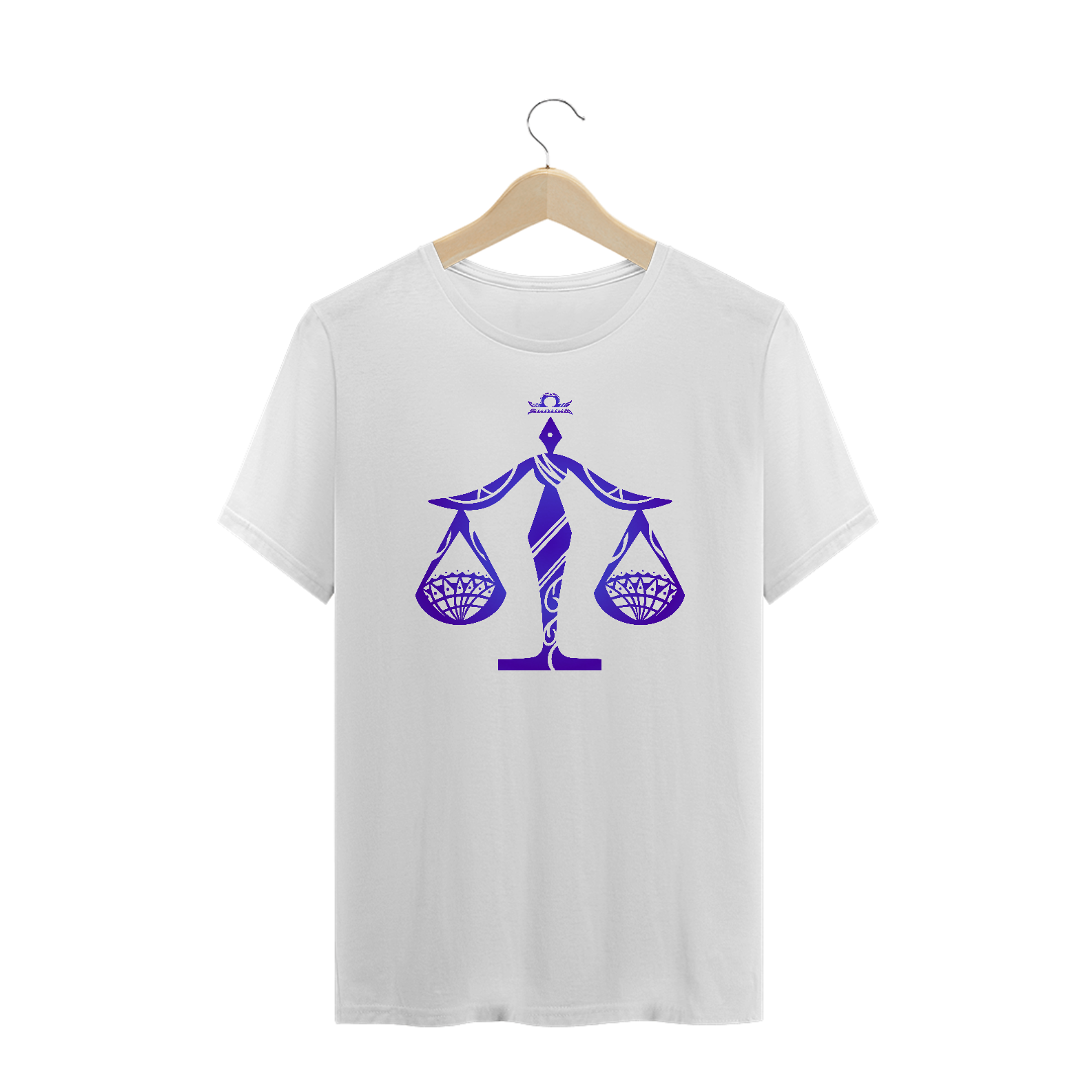 Nome do produto: CAMISETA UNISSEX PLUS SIZE - SIGNO LIBRA