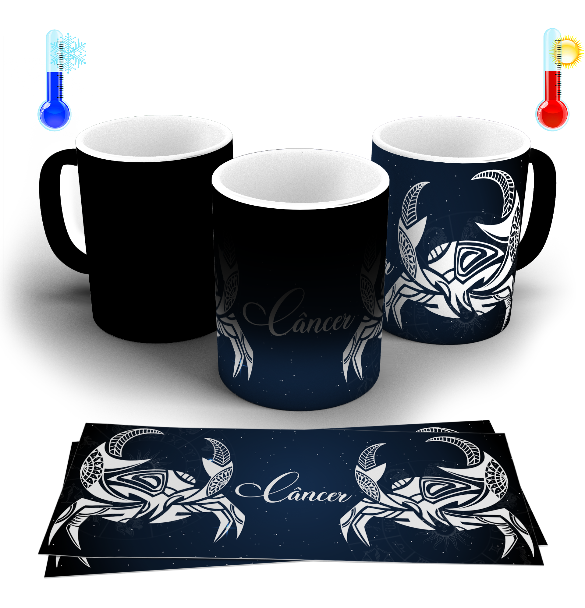 Nome do produto: CANECA MÁGICA - SIGNO CÂNCER