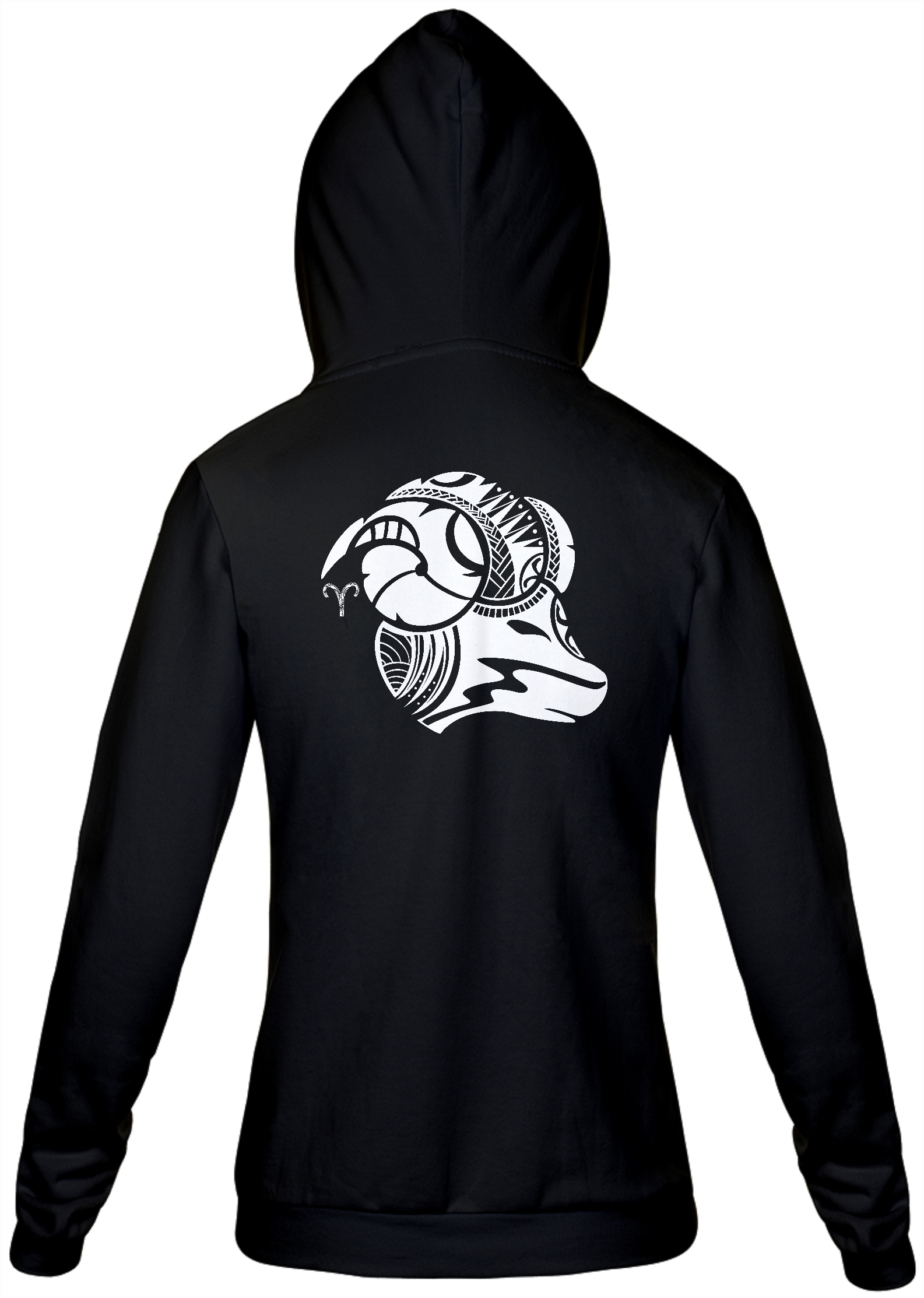 Nome do produto: MOLETON COM CAPUZ E ZIPER - SIGNO ÁRIES