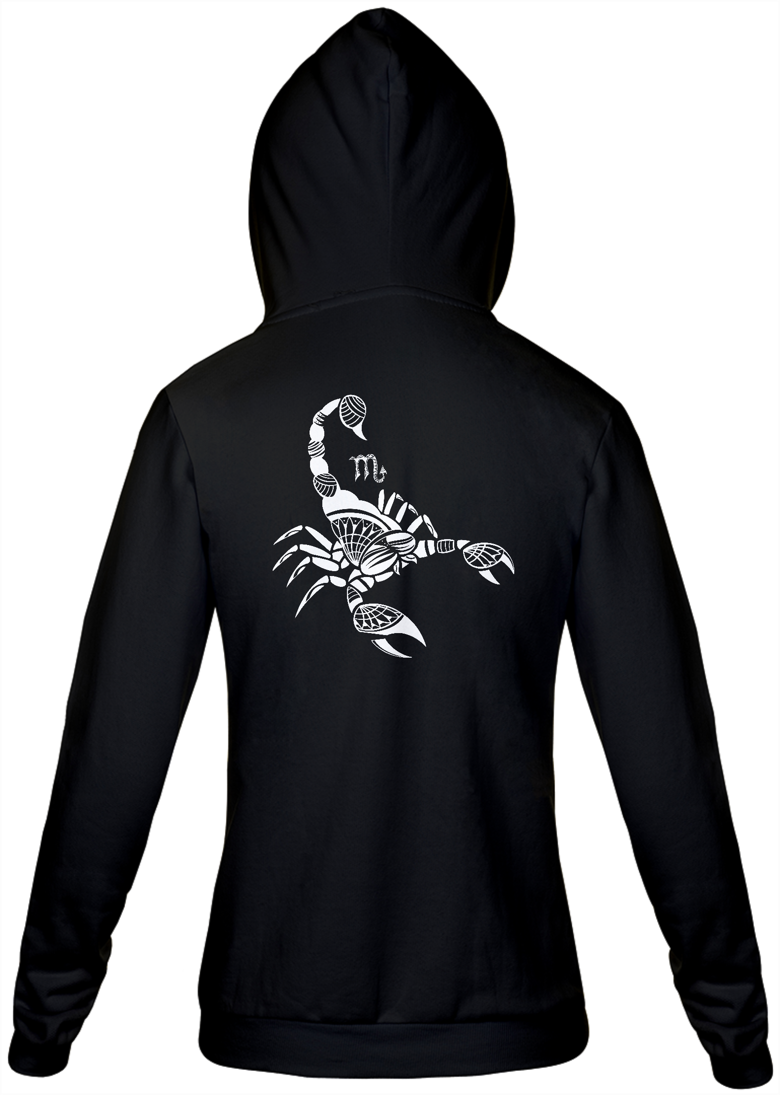 Nome do produto: MOLETON ZIPER E CAPUZ - SIGNO ESCORPIÃO