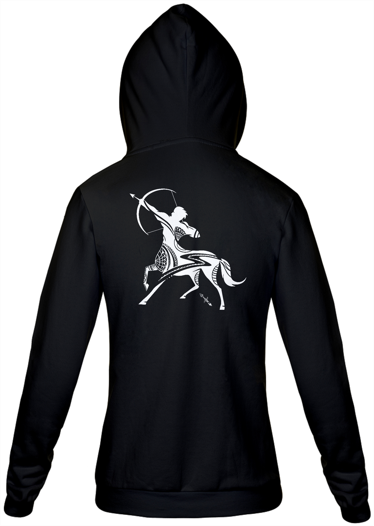 Nome do produto: MOLETON ZIPER E CAPUZ - SIGNO SAGITÁRIO