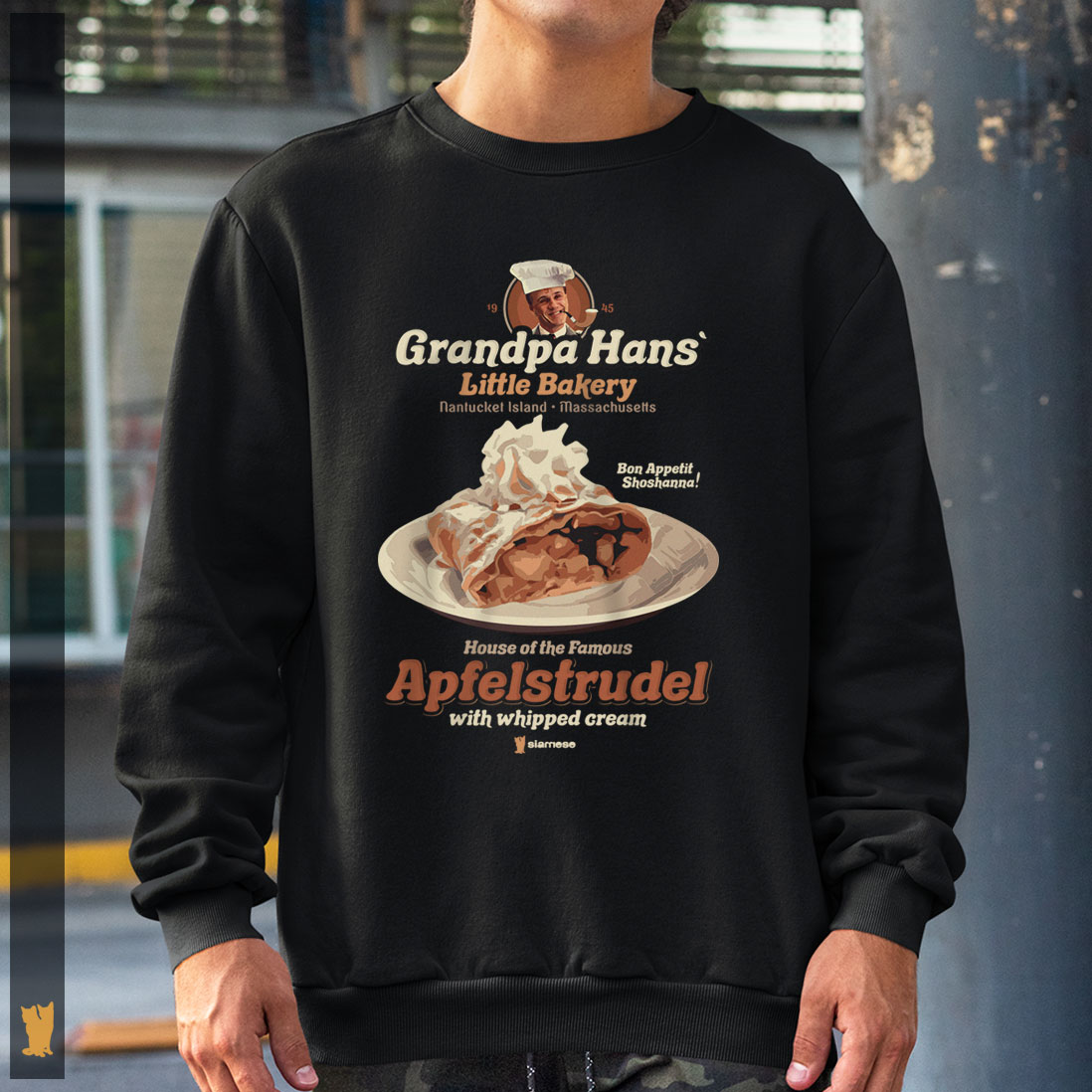 MOLETOM BASTARDOS INGLÓRIOS GRANDPA HANS APFELSTRUDEL